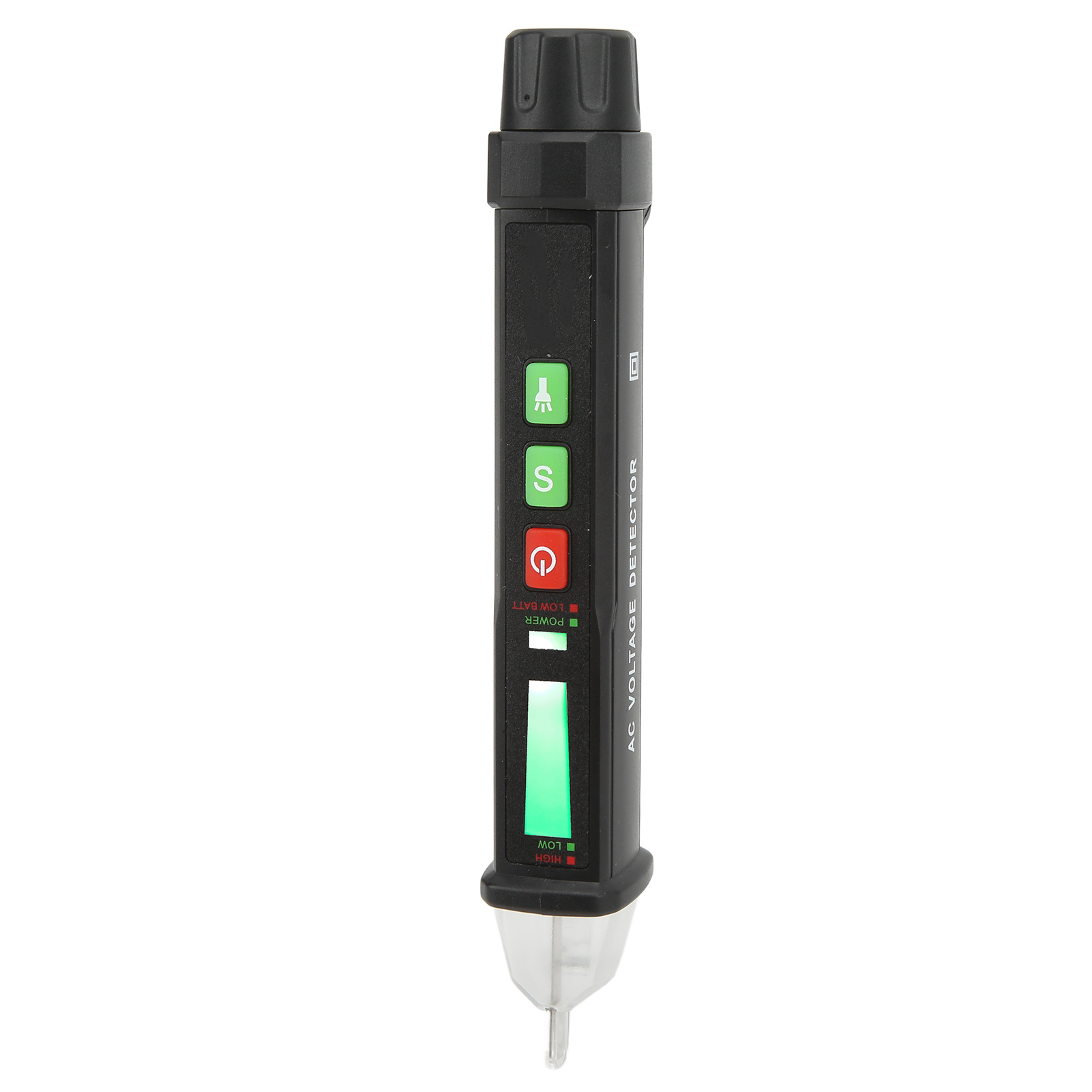 Spannungsprüfer, Kontaktlos, Mit Akustischem Und Optischem Alarm, Zwei Messbereiche, Wechselspannungsprüferstift Mit Led-taschenlampe Für Stromführende Leitungen