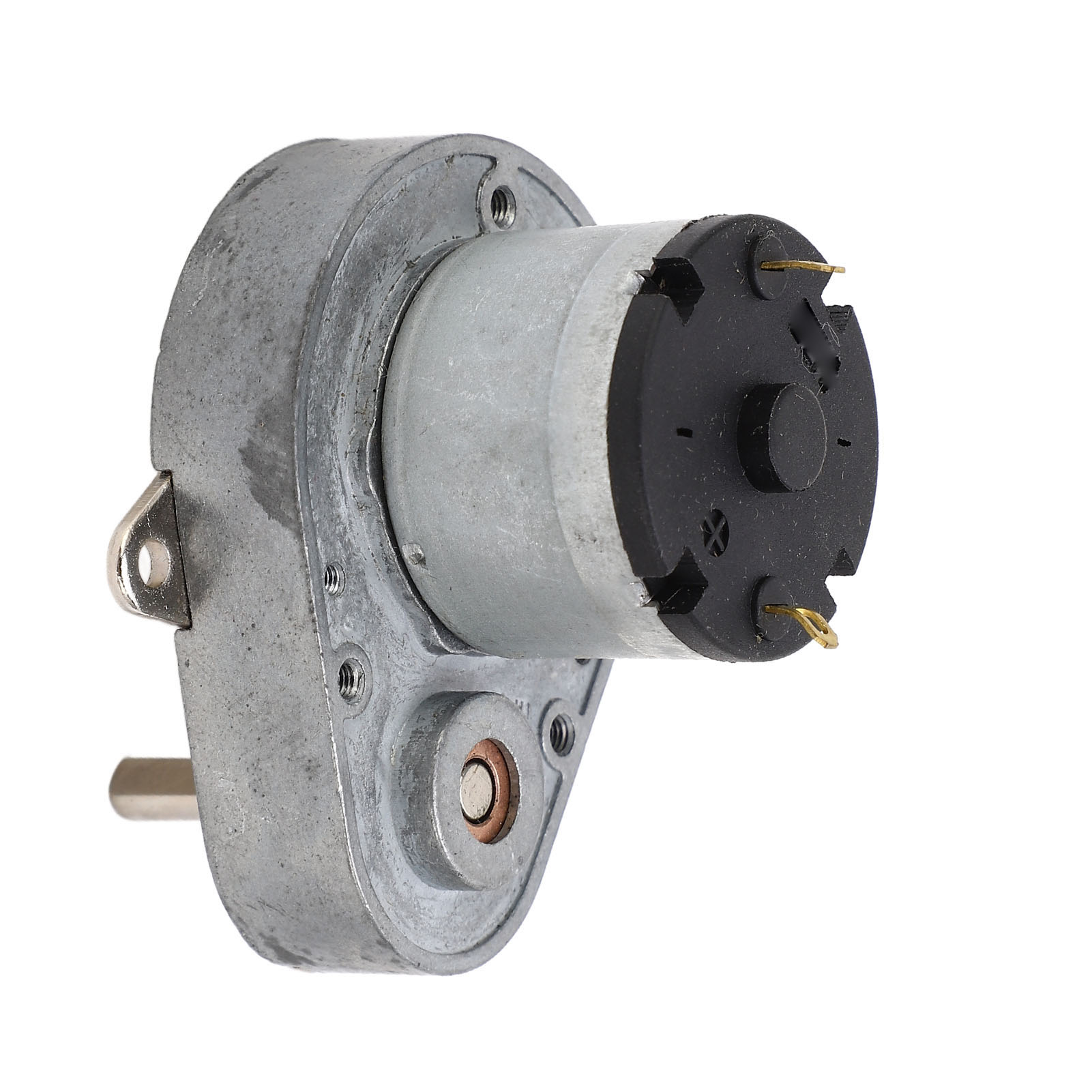 24-v-gleichstrom-getriebemotor Aus Aluminiumlegierung Mit Selbsthemmung Und Drehzahlreduzierung, Messingspule, Baujahr 48e520, 25 U/min