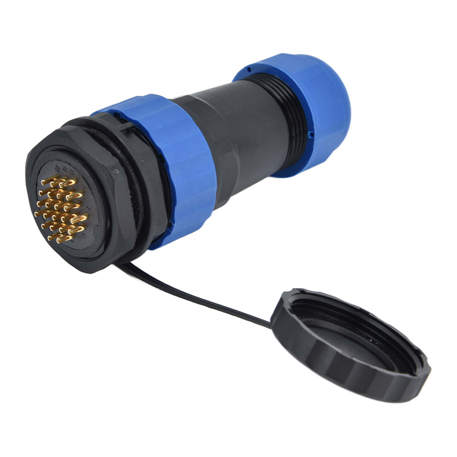 Wasserdichter Stecker Mit Rückmutter Ip68 Luftfahrt-stromanschluss 250 V 5 A Für Kabel Und Leitungen Sp2822 Pin