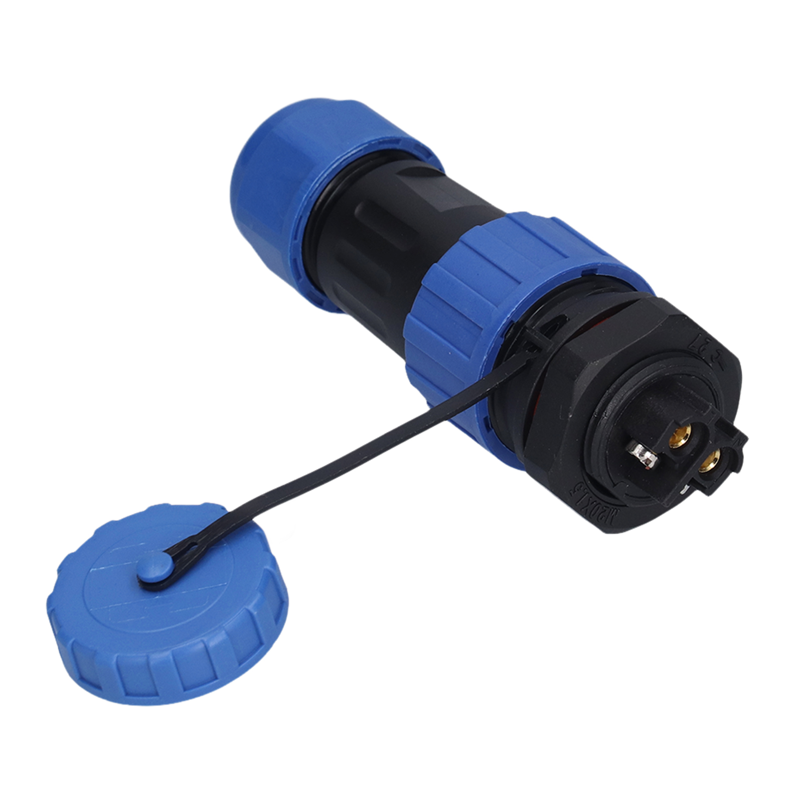 Wasserdichter Stecker Mit Rückmutter Ip68 Luftfahrt-stromanschluss 250 V Für Kabel Und Leitungen Lp202 Pin