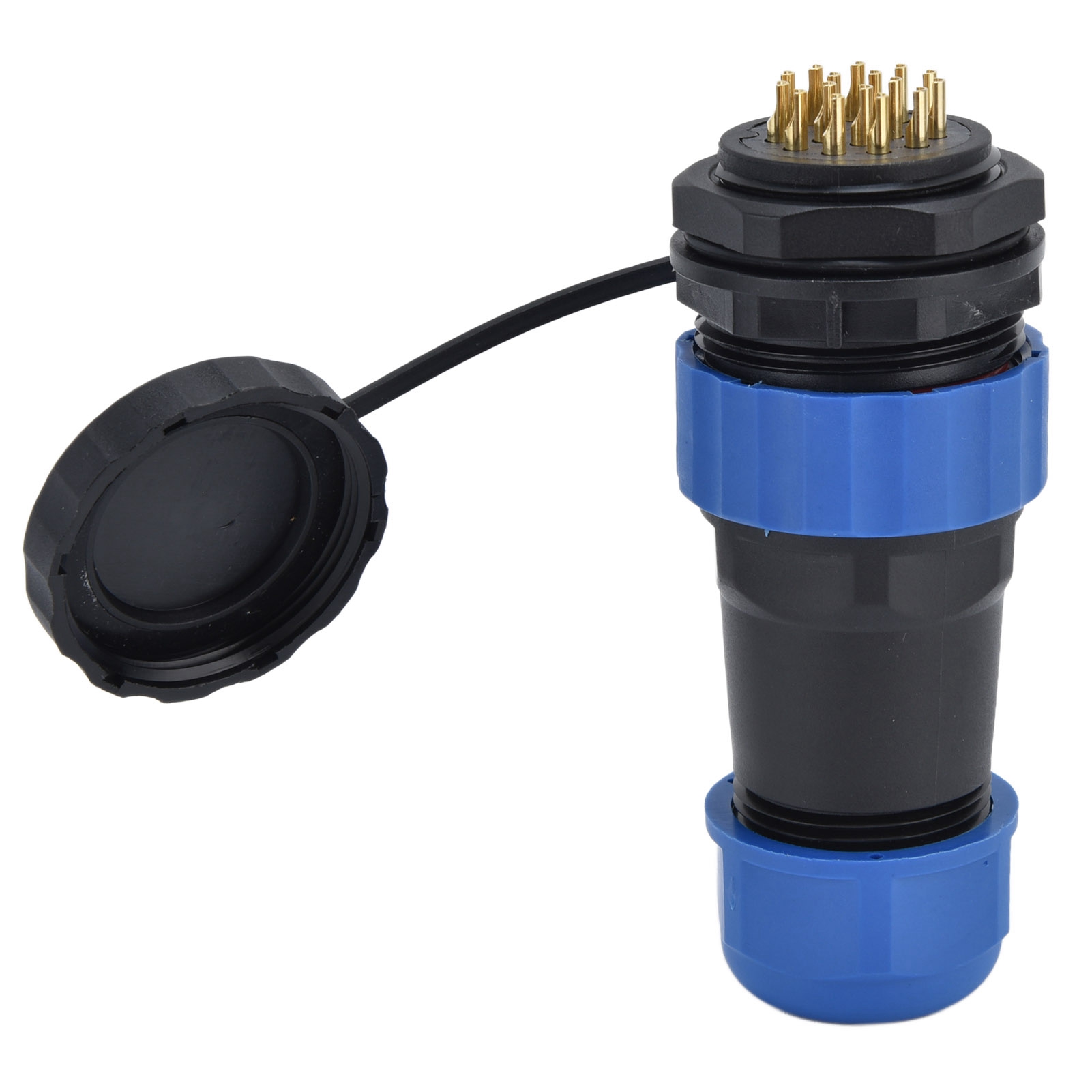 Wasserdichter Stecker Mit Rückmutter Ip68 Luftfahrt-stromanschluss 380 V 10 A Für Kabel Und Leitungen Sp2816 Pin