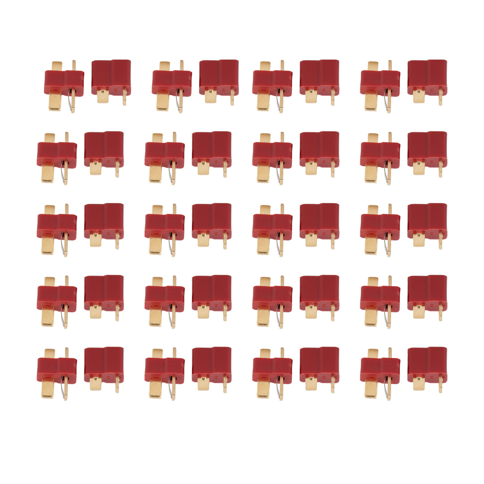 10 Sets T-stecker, Vergoldete Stecker Und Buchsen, 25 A Für Rc-lipo-akkus