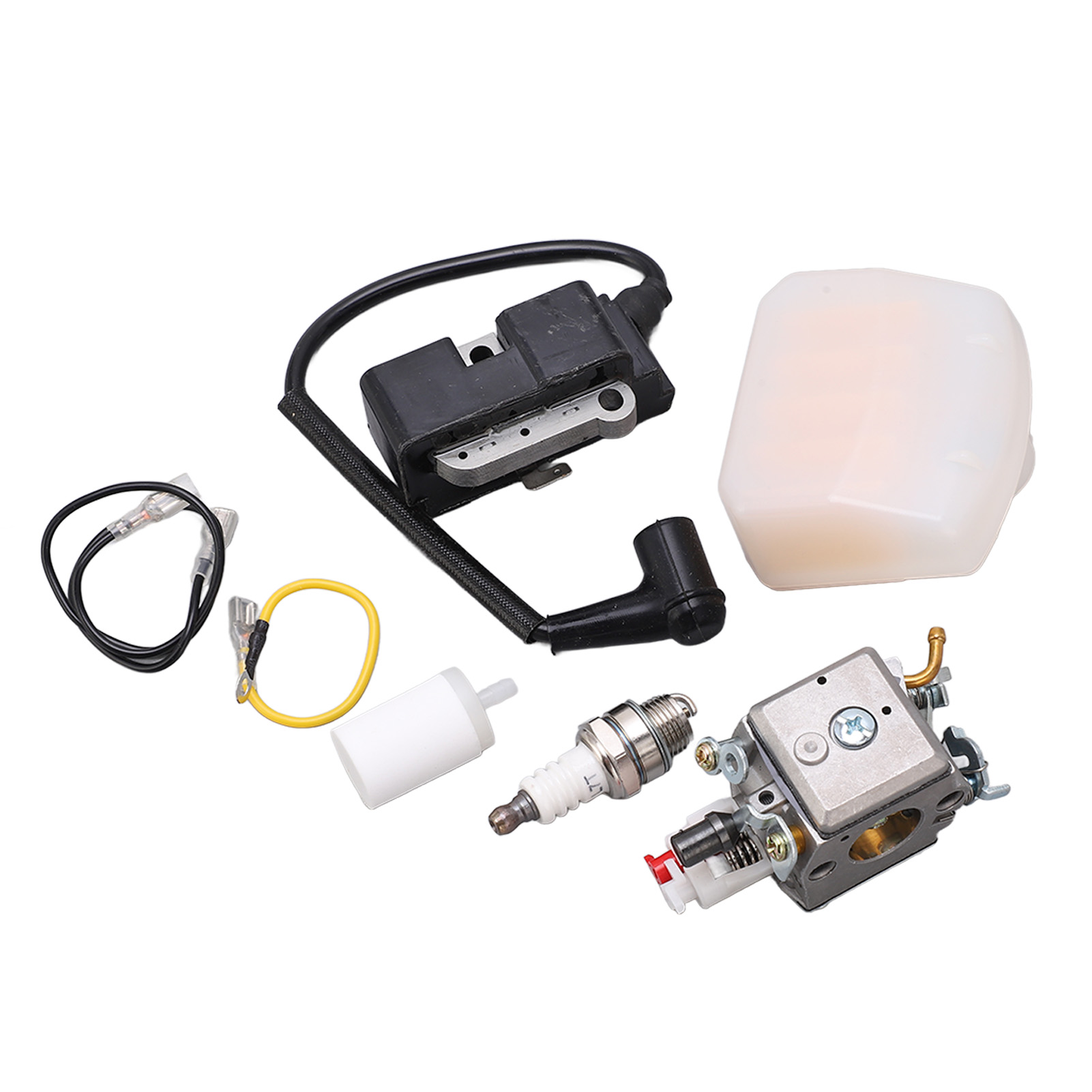 Vergaser-reparatursatz Mit Zündkerze, Luftfilter Und Zündgerät Für Husqvarna C3 El32 Und C3 El18 Kettensägen (340)