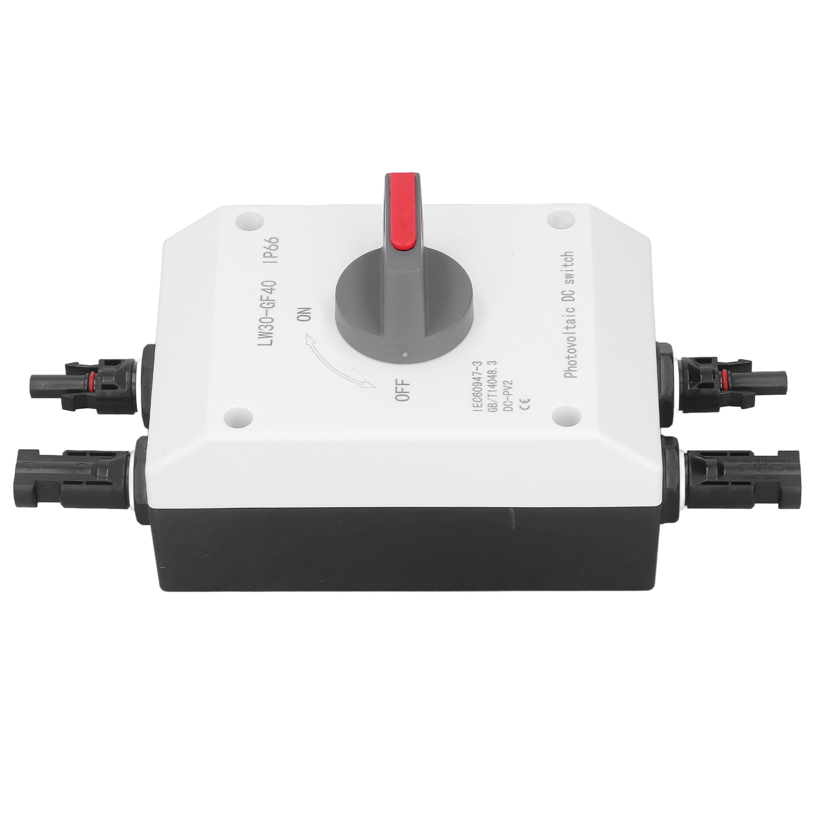 Photovoltaik-dc-trennschalter, Solarschalter Ip66, Wasserdicht, Isoliert, Für Solarbetriebene Wohnmobile, 1200 V Dc, 32 A, 4-polig, 2-in-1