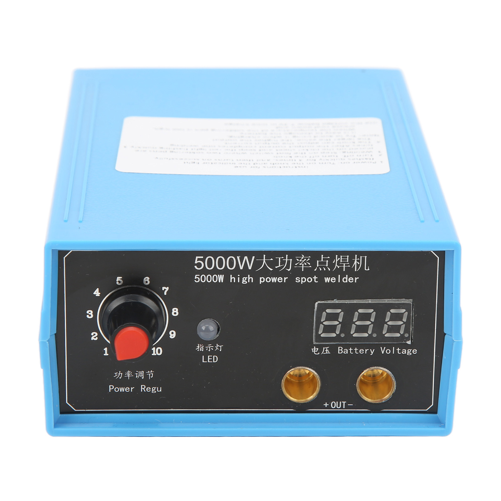 Punktschweißgerät 5000w, Handgeführt, Mit Kupfernadel, Digitalanzeige, Akku, 100–240 V Wechselstrom, Eu-stecker