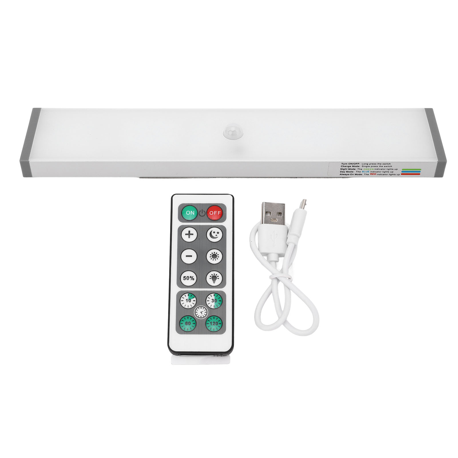 Led-unterbauleuchte Mit Bewegungsmelder, Usb-aufladbar, Magnetisch, Batteriebetrieben