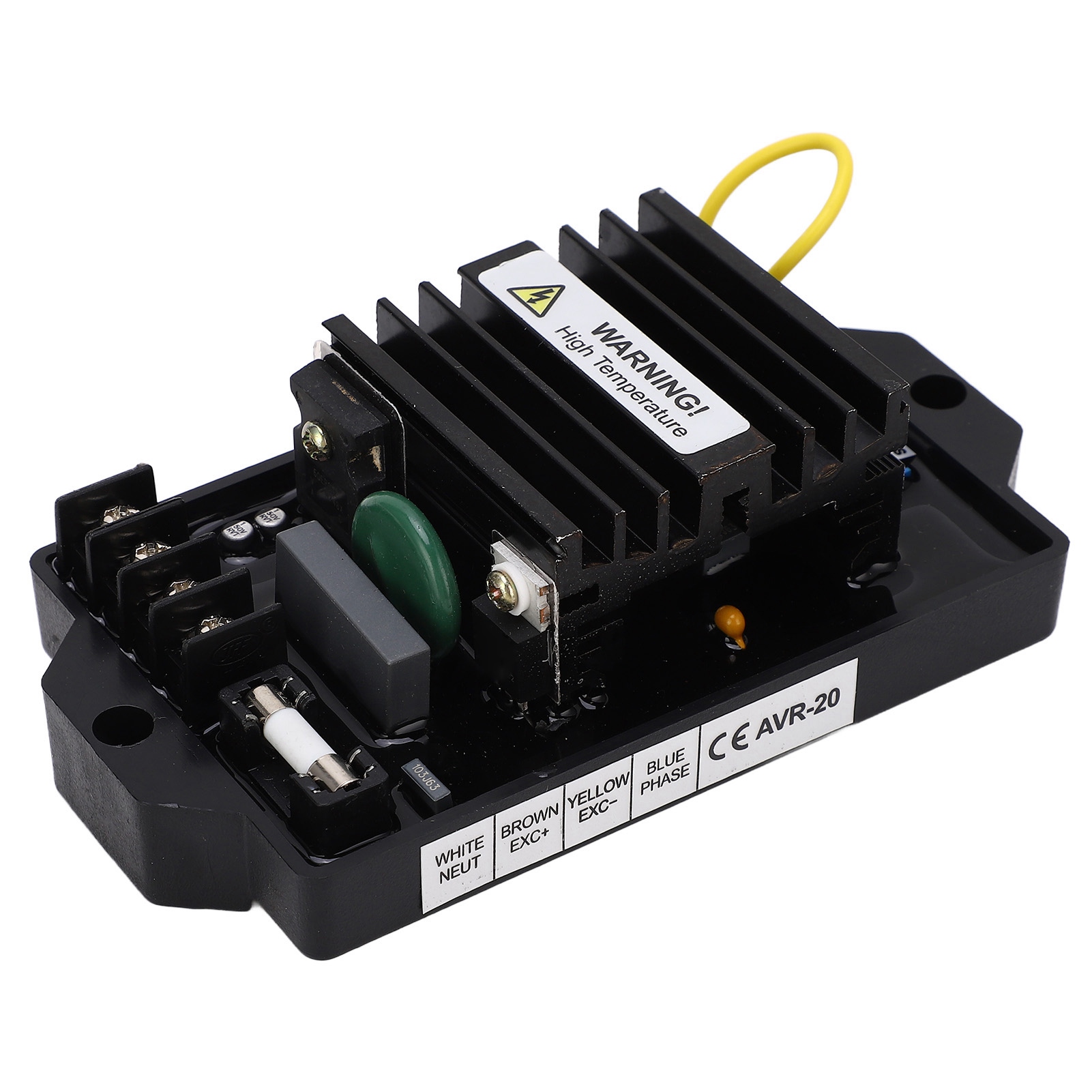 Automatischer Spannungsregler 20a Bürstenloser Generator Spannungsreglermodul Dieselgenerator Avr 0–115v Dc