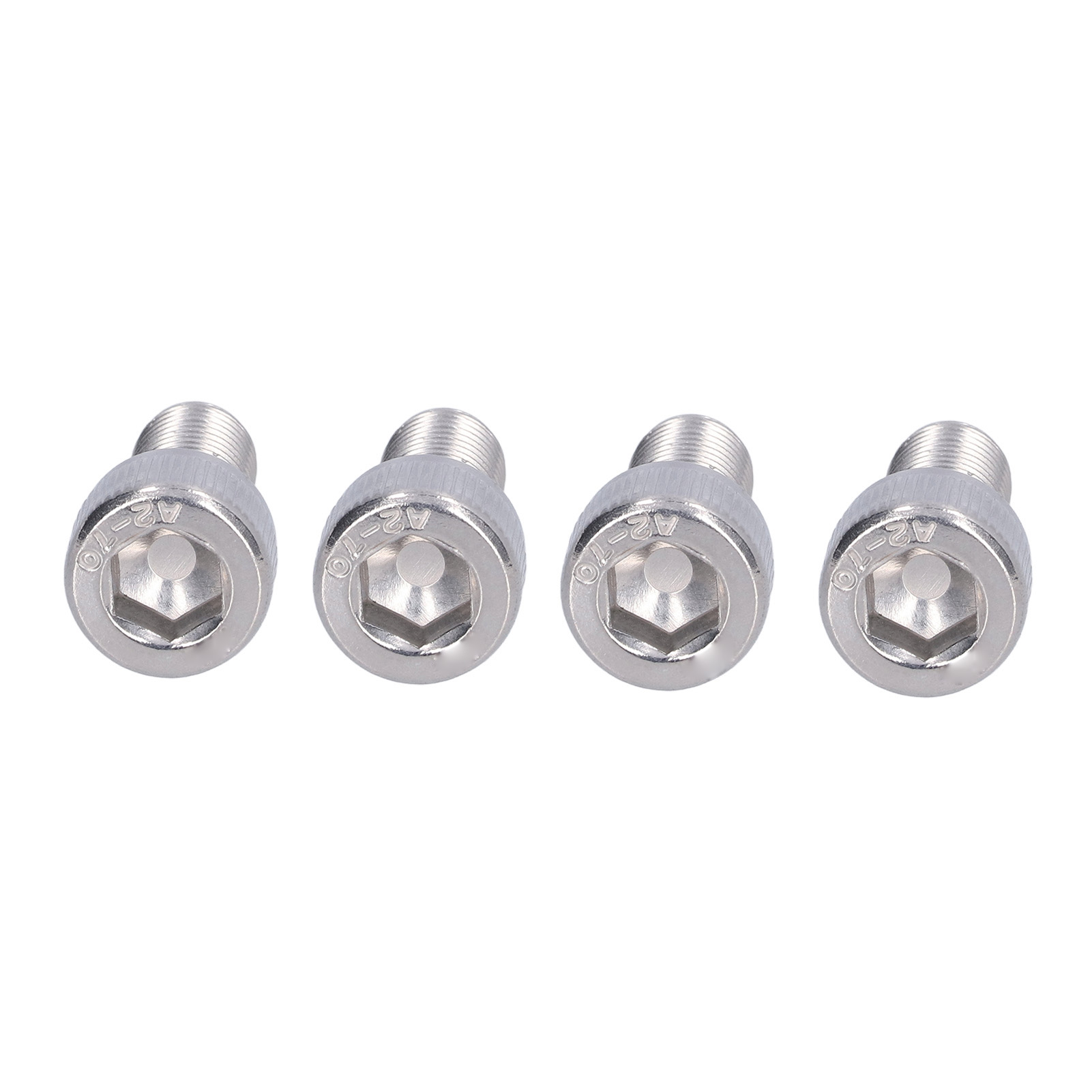 4 Stück Innensechskantschrauben, A2 Edelstahl, 1,25 Mm Feingewinde, Befestigungselemente M10x20