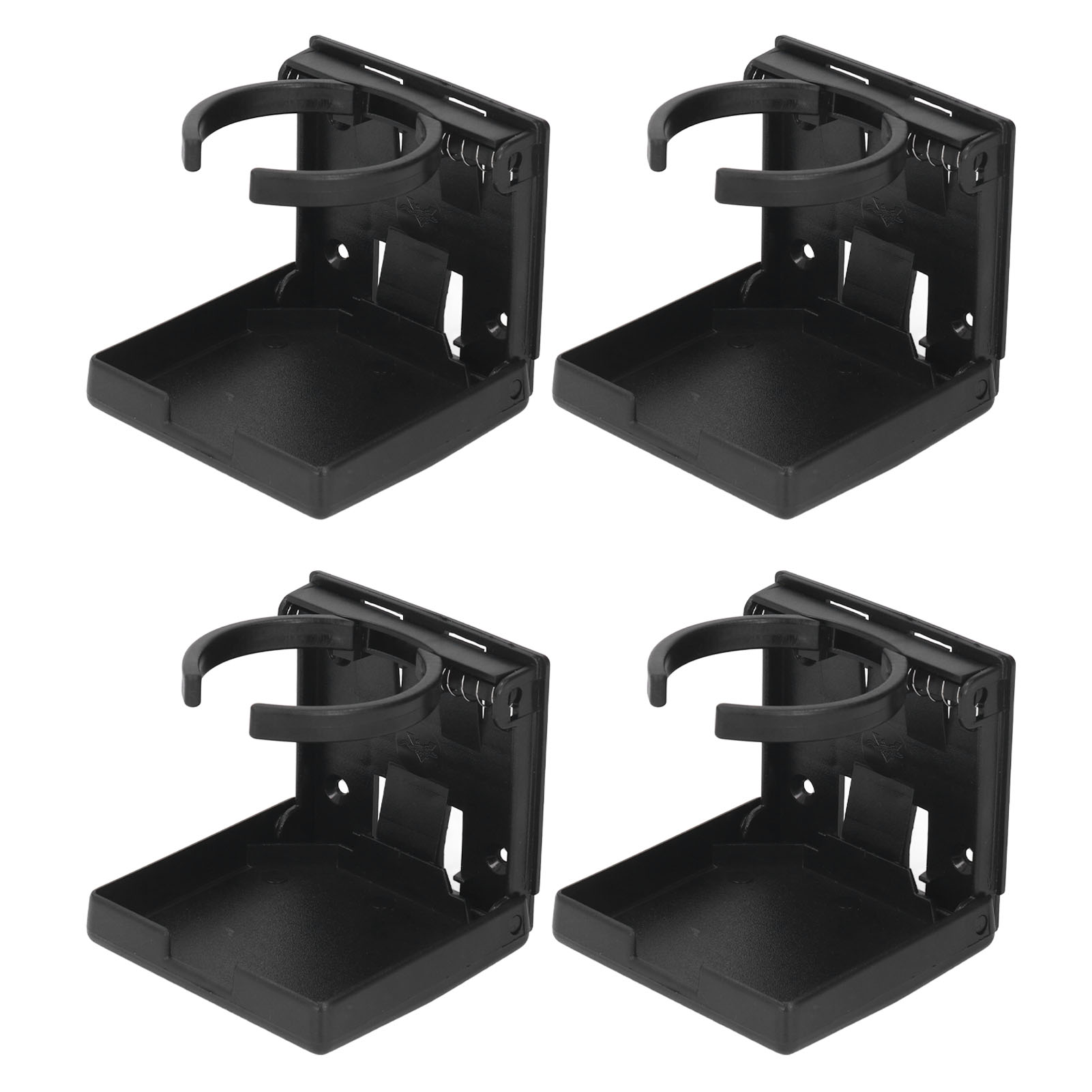 4er-pack Faltbare Becherhalter, Verstellbar, Für Wohnmobil, Auto, Schiff, Vertikale Oder Wandmontage, Schwarz