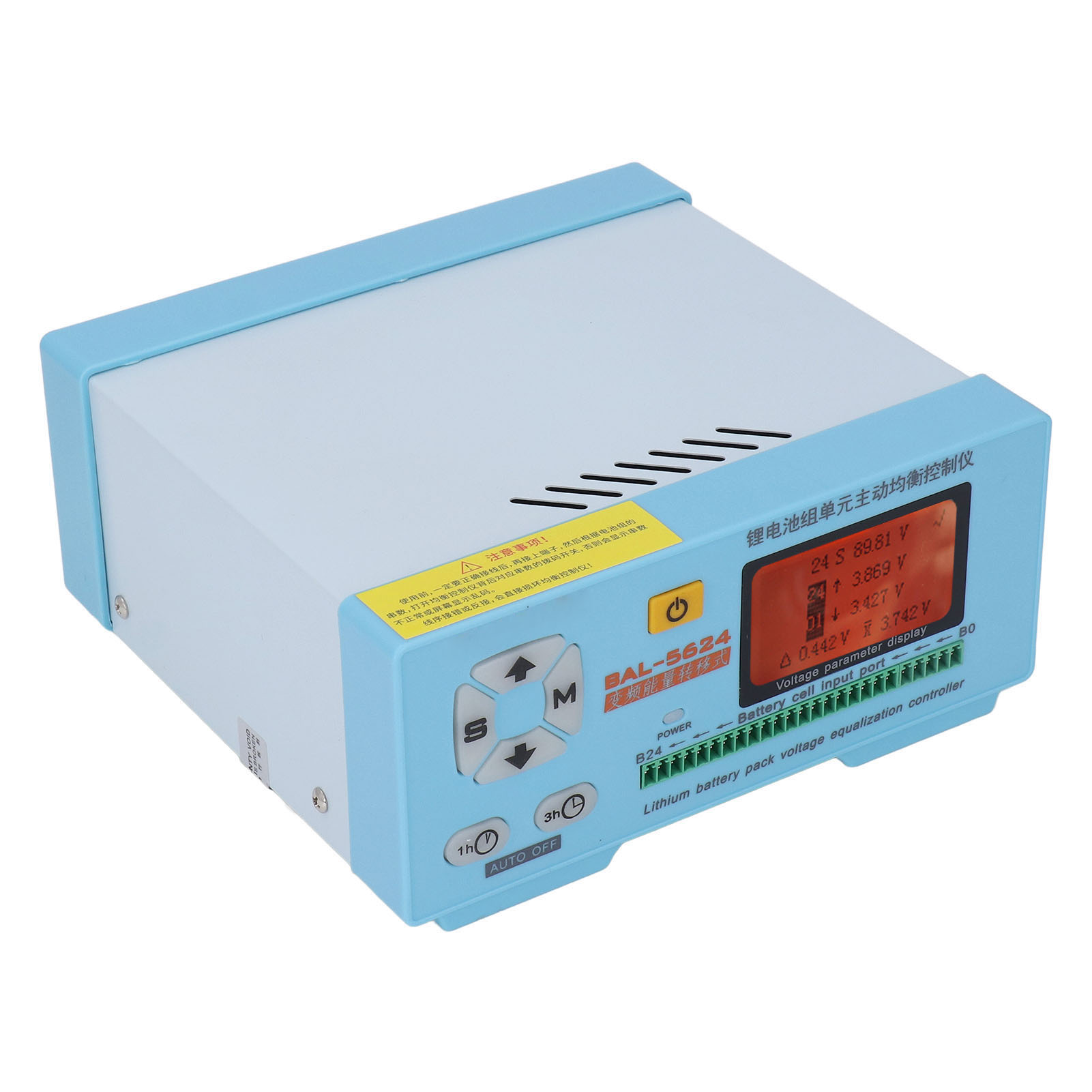 Lithium-batterietester Mit Ausgleichsregler Für 2 Bis 24 Zellen, Maximaler Ausgleichsstrom 5 A, Netzanschluss 110–220 V, Eu-stecker