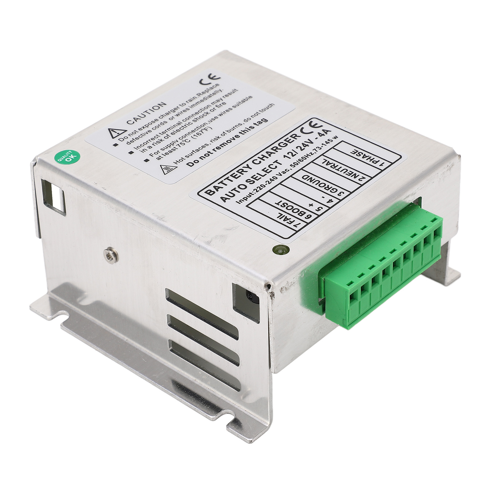 Generator-batterieladegerät Mit Automatischer Spannungserkennung, 12–24 V Dc, Motorladegerät, 220–240 V Ac