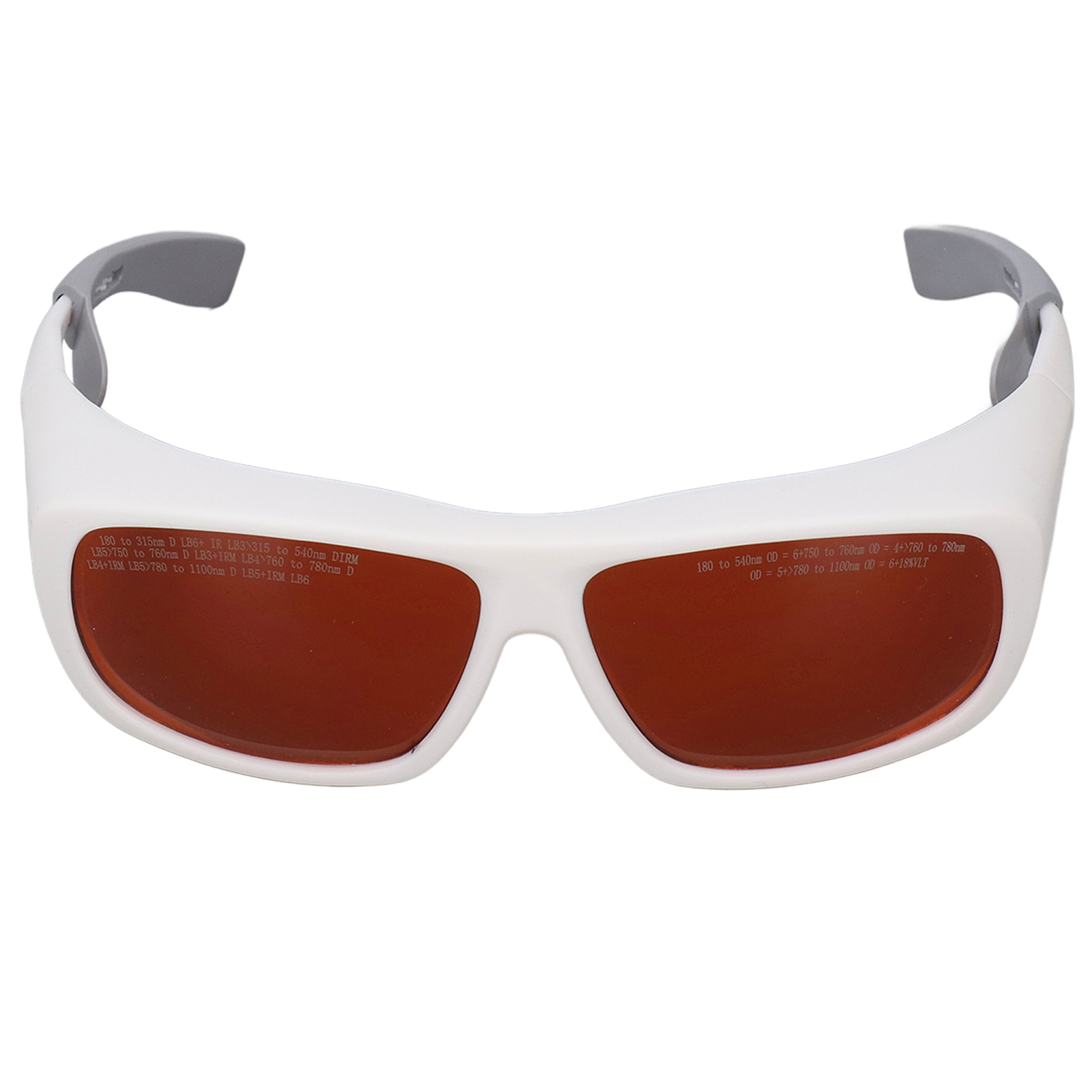 Laserbrille Aus Kunststoff Für Glasfaserprojekte, Wellenlängenbereich 180 Bis 540 Nm Und 750 Bis 1100 Nm