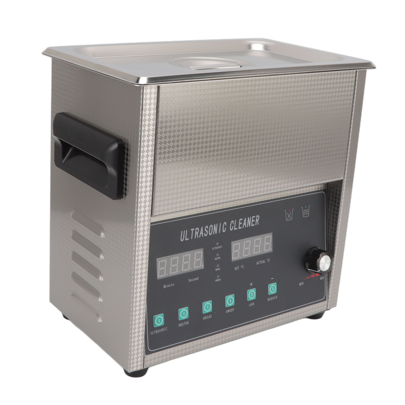 Ultraschallreiniger 3l, Einstellbare Leistung, Beheizbar, Edelstahl, Ultraschallreinigungsgerät Für Schmuck, Eu-stecker 220–240 V