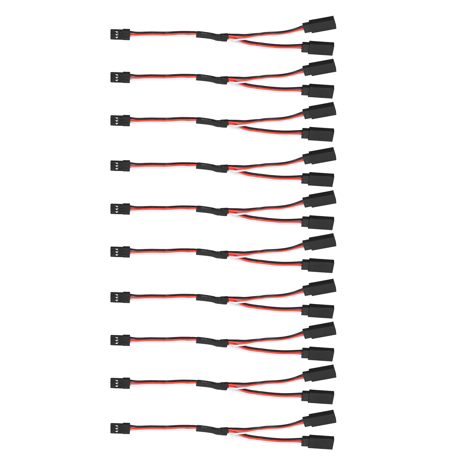 10 Stück Servo-verlängerungskabel, 3-polig, Buchse Auf Stecker, Kabelverbinder, Fernbedienung, Y-typ, 150 Mm (5,91 Zoll)