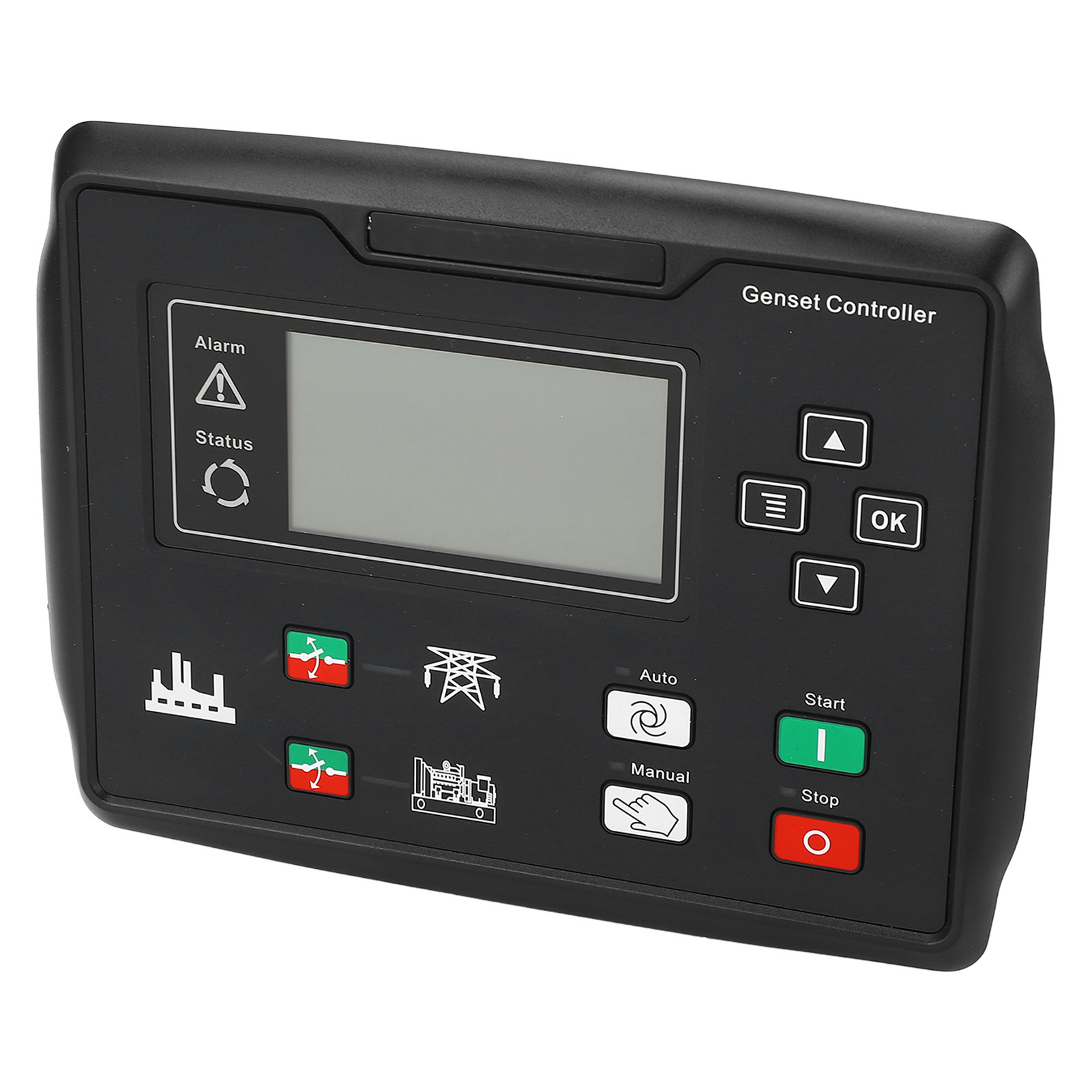 Lcd-display-bedienfeld Für Dieselgeneratoren, Usb-anschluss, Automatischer Start, Selbststartsteuerung, 132 X 64 Pixel, 15–360 V