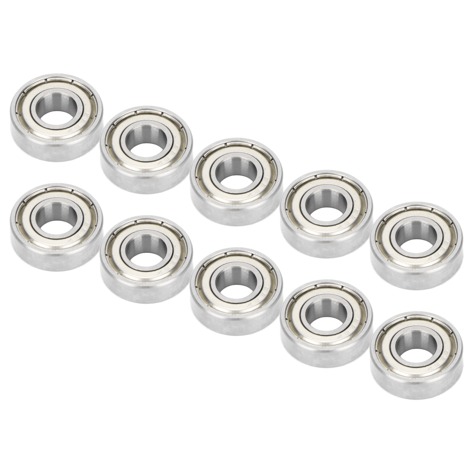 10 Stück Rillenkugellager, Hochgeschwindigkeits-radialkugellager, Doppelt Abgedichtet, 698z, 8 Mm Innendurchmesser, 19 Mm Außendurchmesser, 6 Mm Dicke