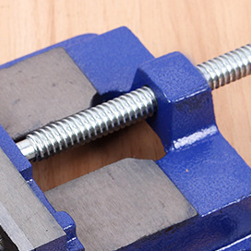 Bohrmaschinen-schraubstock, Stahl, Weite Öffnung, Fester Halt, Maschinen- Und Tischklemme, Werkzeug Für Holzbearbeitung, 7,6 Cm (3 Zoll), Blau