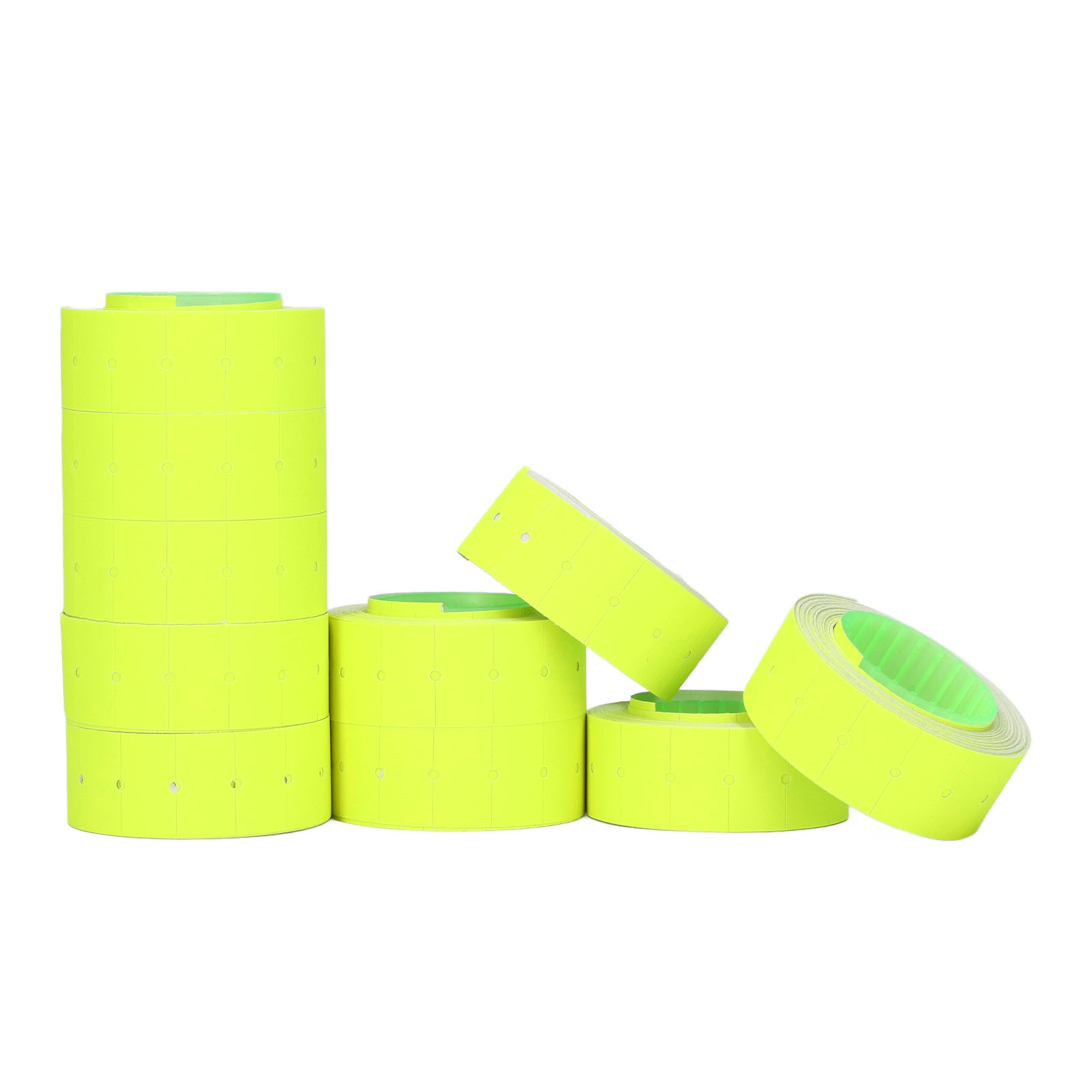 3 Preisschilder (15.000 Stück, Einreihig, 21 X 12 Mm) Für Preisauszeichnungsgeräte M5500 Und Mx5500, Fluoreszierend Gelb