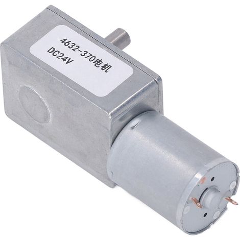 Gleichstrom-schneckengetriebemotor, Selbsthemmende Messingspule, Gehäuse Aus Aluminiumlegierung, Drehzahlreduzierungs-getriebemotor, 24 V Dc, 150 U/min