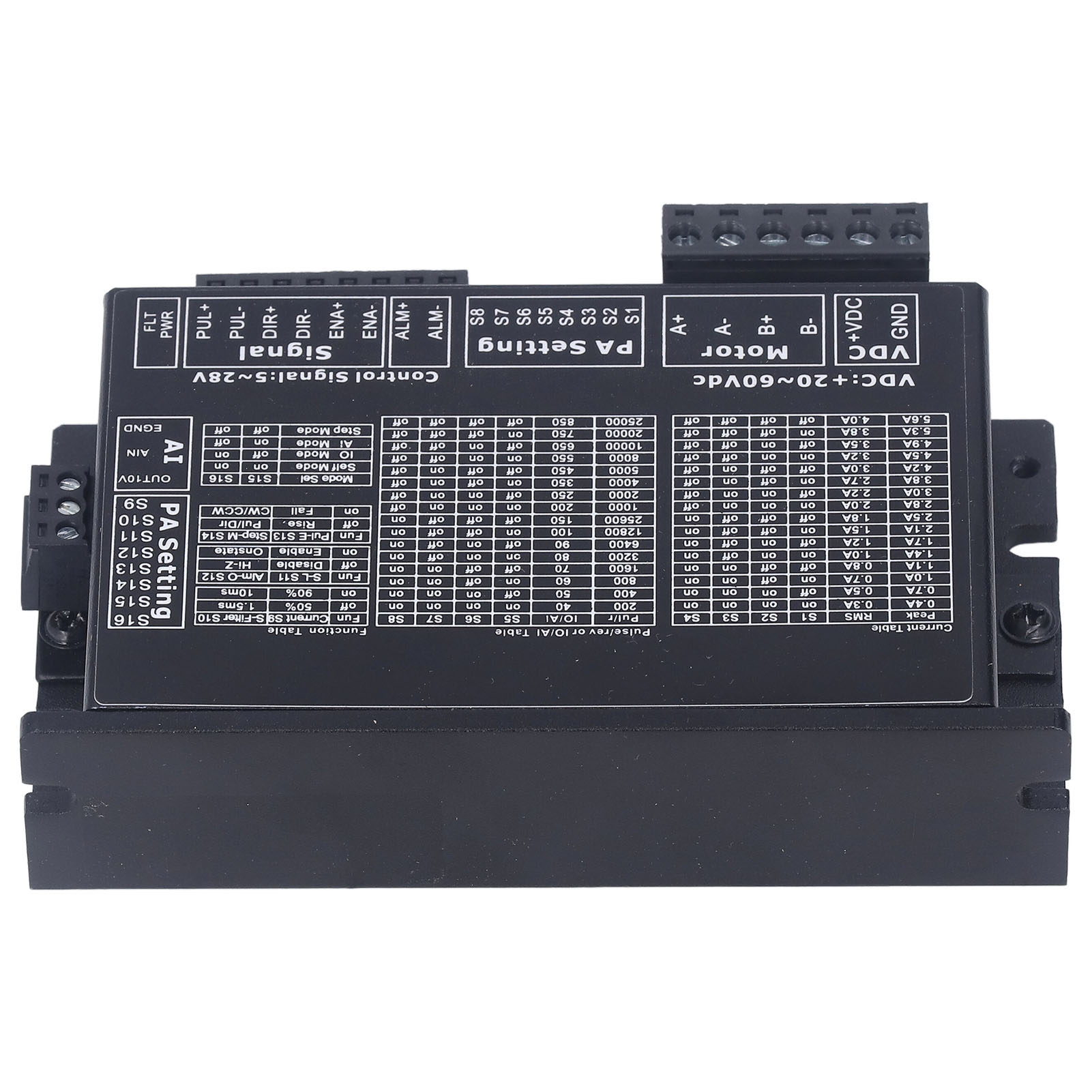 Schrittmotortreiber, Offener Regelkreis, 32 Mikroschritte, Controller-steuerplatine, 20–60 V Dc
