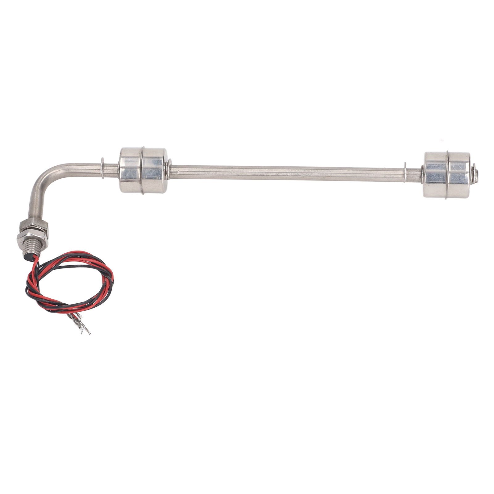 Schwimmer-wasserstandsschalter Aus Edelstahl, Doppelpunkt-flüssigkeitsstandssensor, Ac/dc 0–110 V, 250 Mm / 9,8 Zoll
