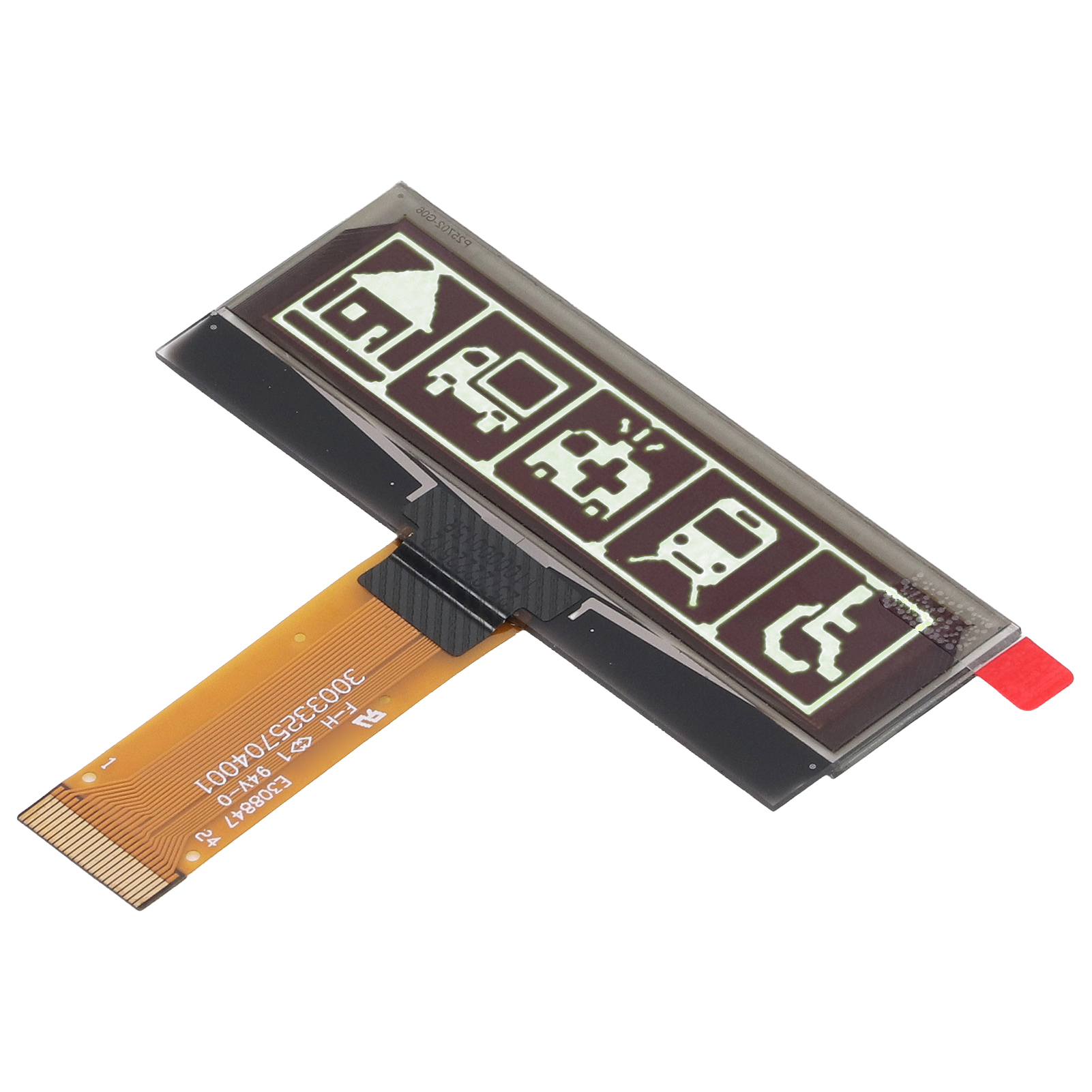Oled-displaymodul, 2,23 Zoll, 123 X 32 Pixel Auflösung, Ssd1305, Spi/iic-schnittstelle, 24-polig, Weiß