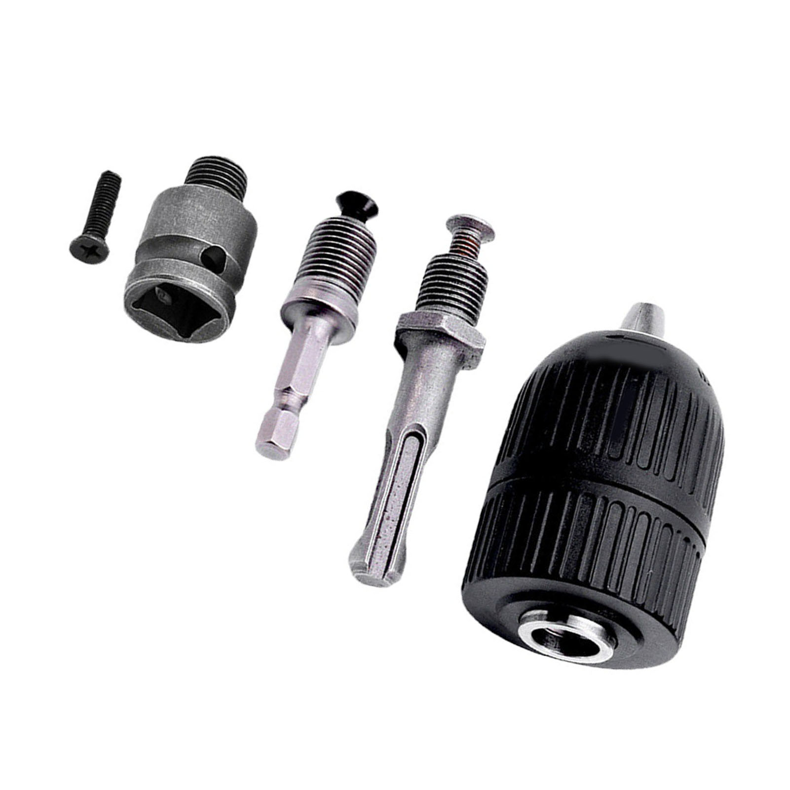 Schnellspannbohrfutter Mit 3 Backen, 1/2" Vierkant Auf 1/4" Sechskant, 2–13 Mm Spannbereich