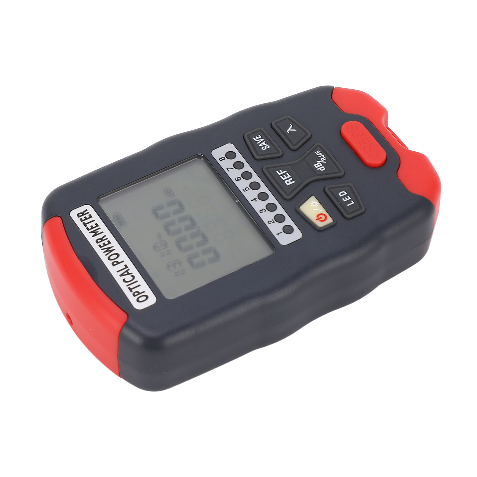 3-in-1-lichtwellenleiter-leistungsmesser Mit Empfindlicher Led-anzeige Und Schneller Reaktionszeit, Rj45-tester, Messbereich -70 Bis +10 Dbm