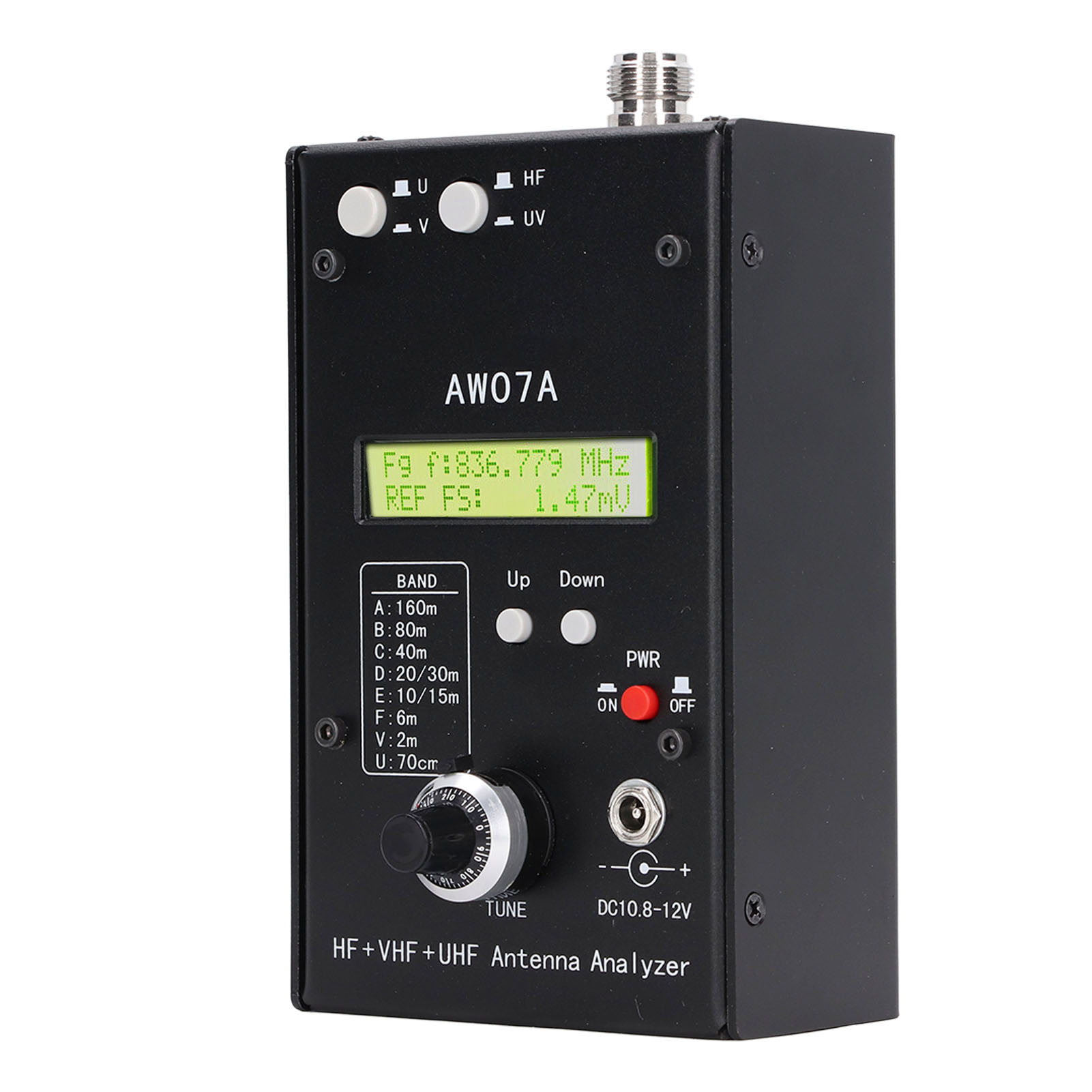 Swr-antennenanalysator Aw07a Hf Vhf Uhf 490 Mhz Swr-impedanzanalysator Messgerät Tester