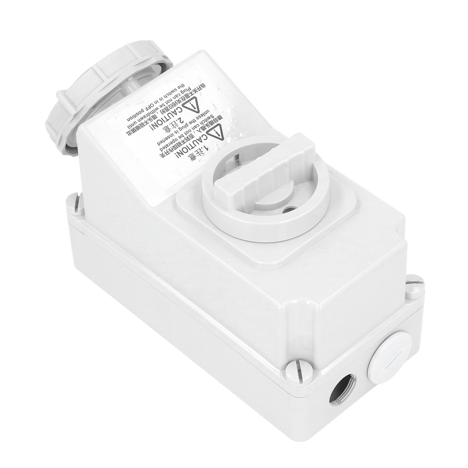 Wasserdichte Außensteckdose 32 A, 3-polig, Ip67, Wasserdicht Und Staubdicht, 2p+e, Industrie-verriegelungsschalter, 220–250 V