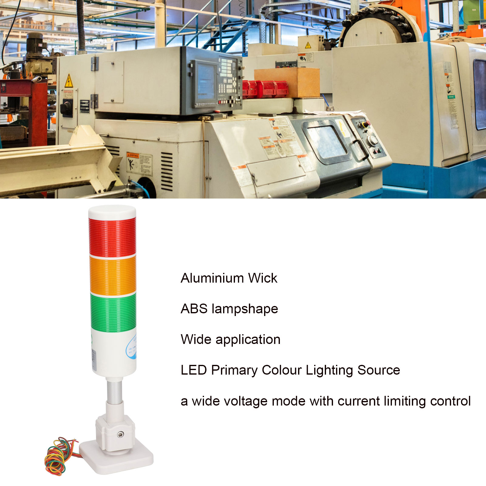 Industrielle Led-signalturmleuchte, Mehrschichtig, 12 V