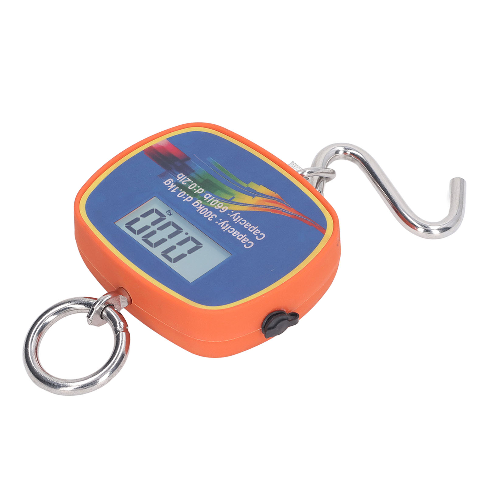 Elektronische Hakenwaage Mit Lcd-doppelanzeige, 600 Lb (ca. 272 Kg), Industrielle, Handliche Digitale Fischwaage, 90–240 V, Eu-stecker