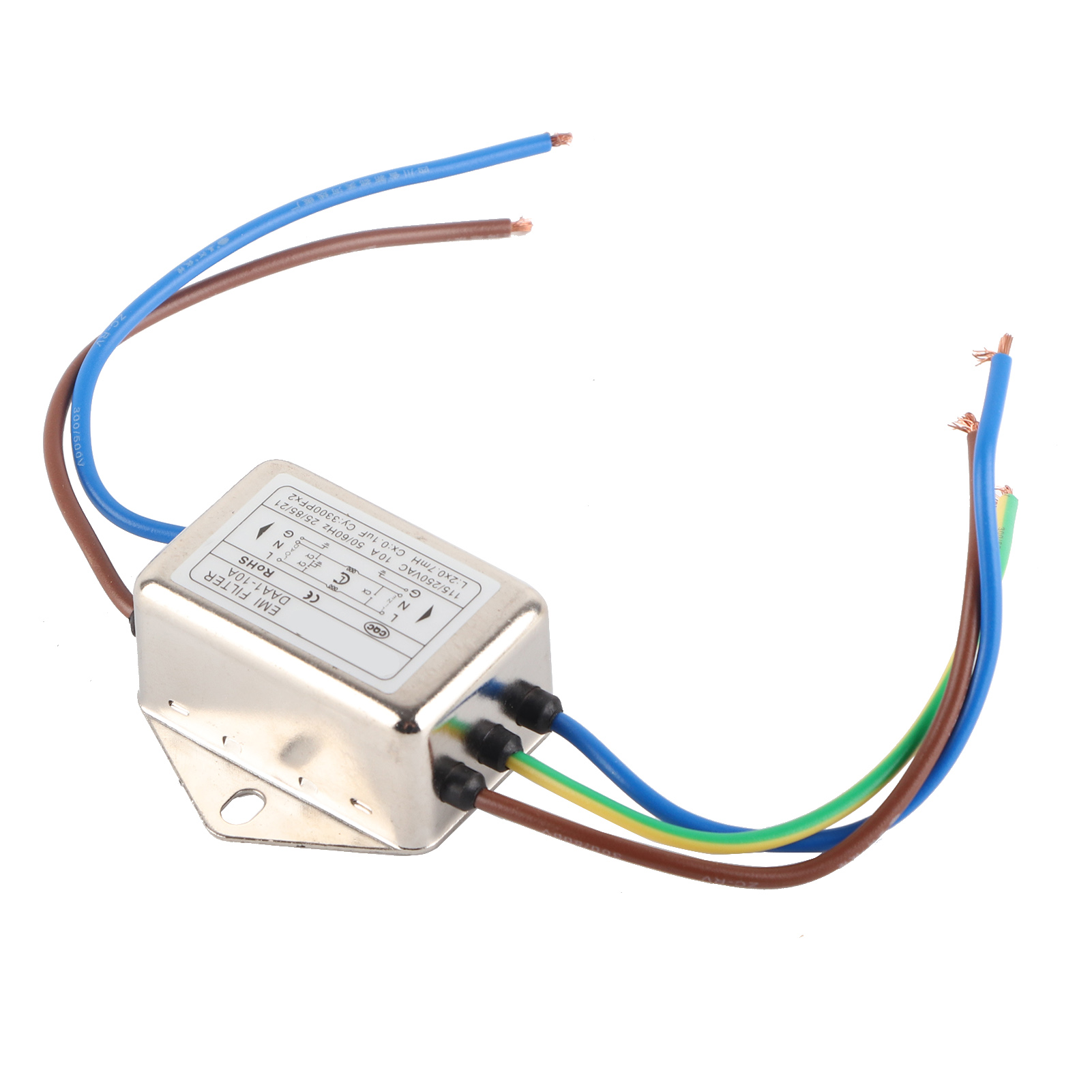 Universeller Emi-filter Für Einphasige Stromleitungen, Rauschunterdrücker Für Industrielle Automatisierung, Ac 115–250 V
