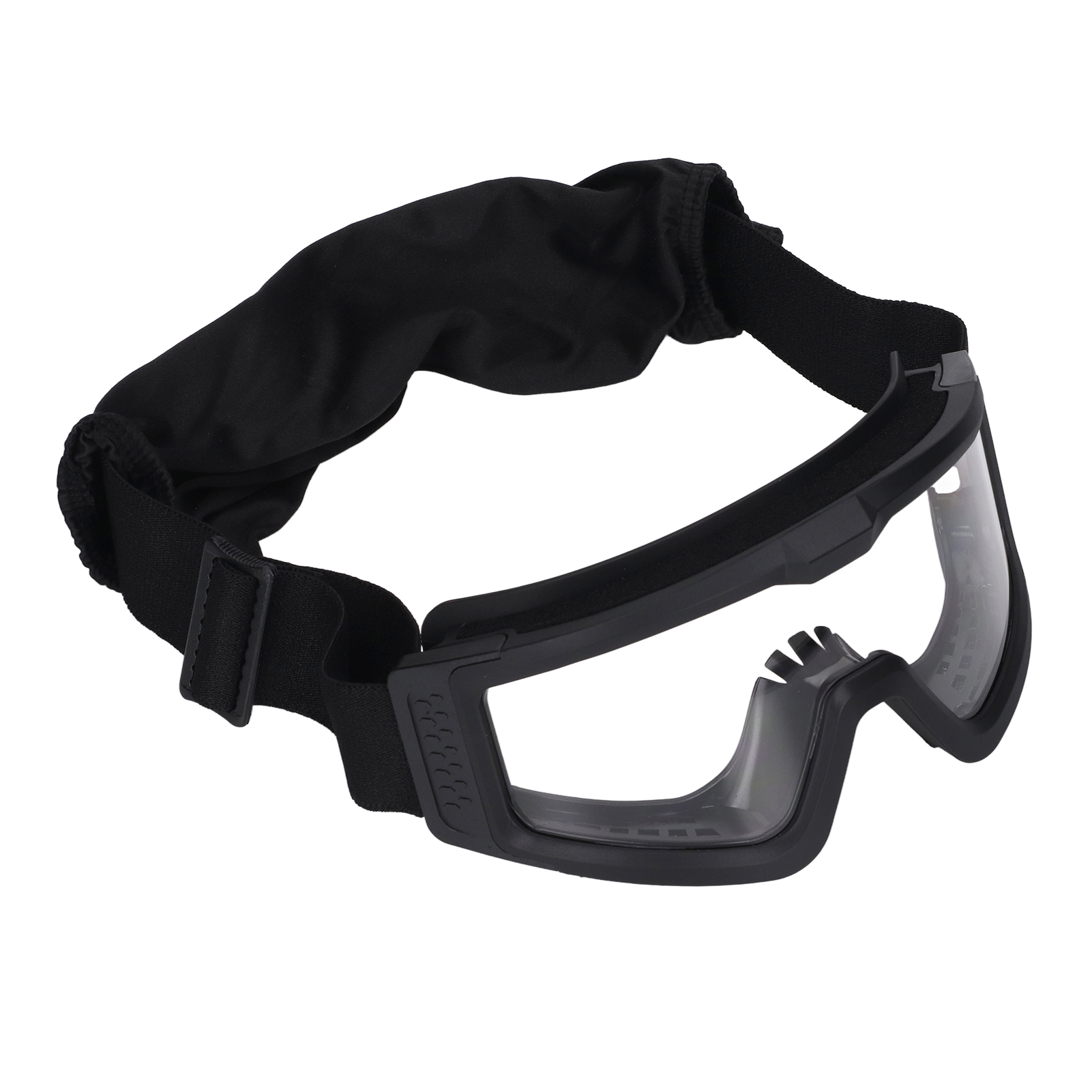 Abnehmbare Outdoor-brille, Uv-schutz, Stoßfest, Verdickt, Camping- Und Fahrradbrille, Schwarzer Rahmen