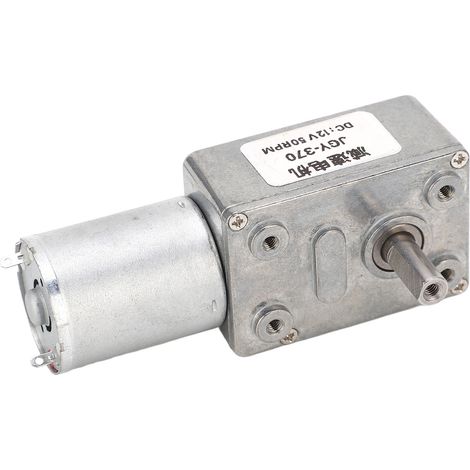 Gleichstrom-getriebemotor, Einwellig, Cw/ccw, Selbsthemmend, Schneckengetriebemotor Mit Sockel Für Etikettendrucker Und Backöfen, 12 V, 50 U/min