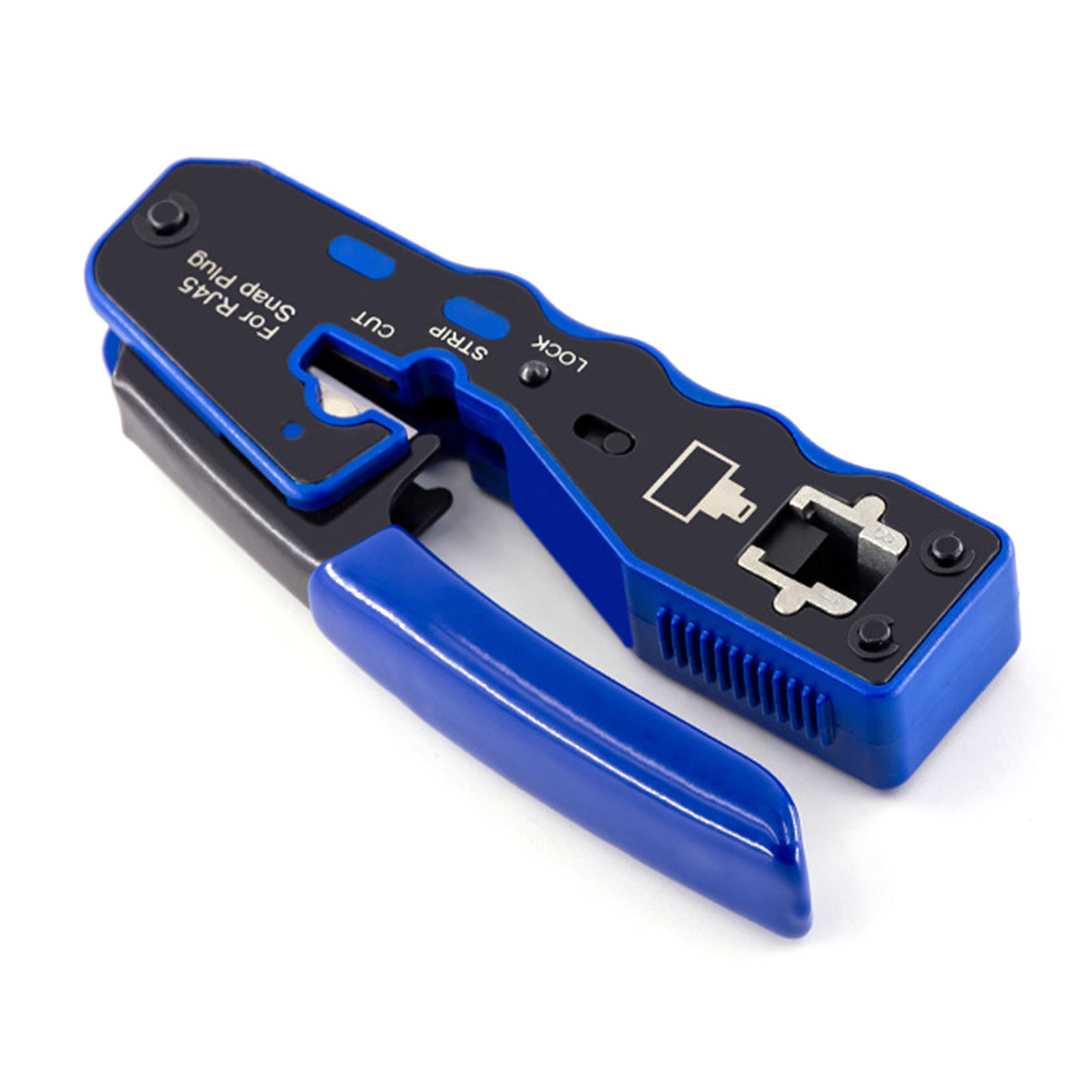 Crimpzange Rj-stecker-crimpzange Aus Stahl, Universelles Kabelcrimpwerkzeug Für 8-polige Cat5- Und Cat6-kabel