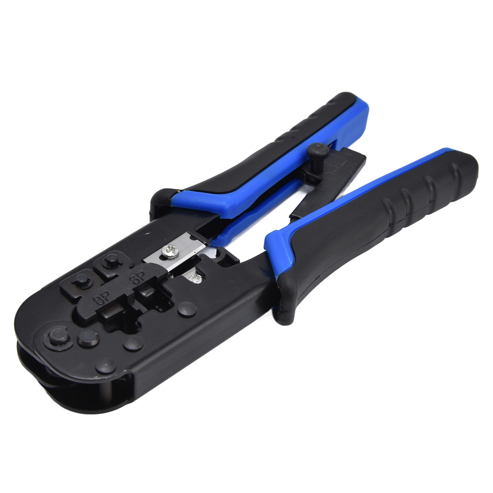 Netzwerkkabel-crimpzange Rj11/45 Ratschen-crimpwerkzeug Rj-stecker-set