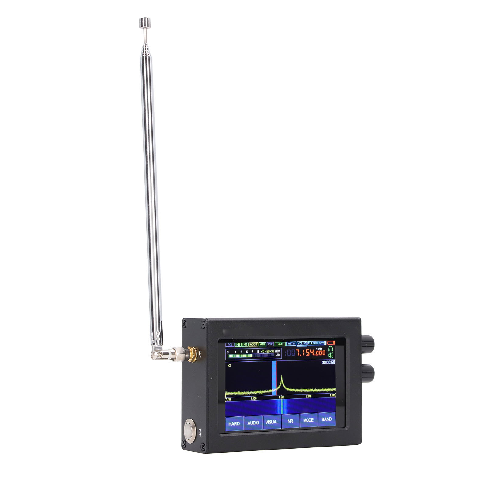 Sdr-empfänger Mit 3,5-zoll-touchscreen, Vollbandradio Für Ukw, Langwelle, Mittelwelle Und Kurzwelle (50 Khz–2 Ghz).