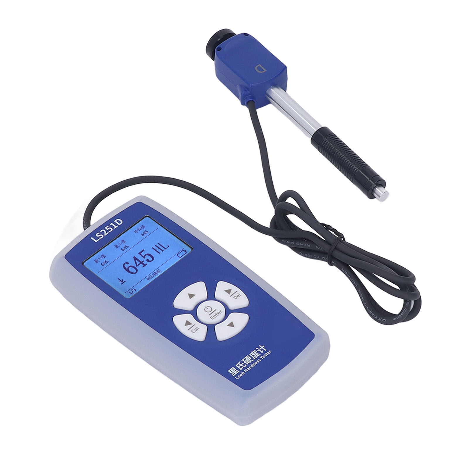 Teilhärteprüfgerät-set Mit Lcd-anzeige (hl, Hv, Hb, Hs, Hra, Hrb, Hrc) – Handhärteprüfgerät