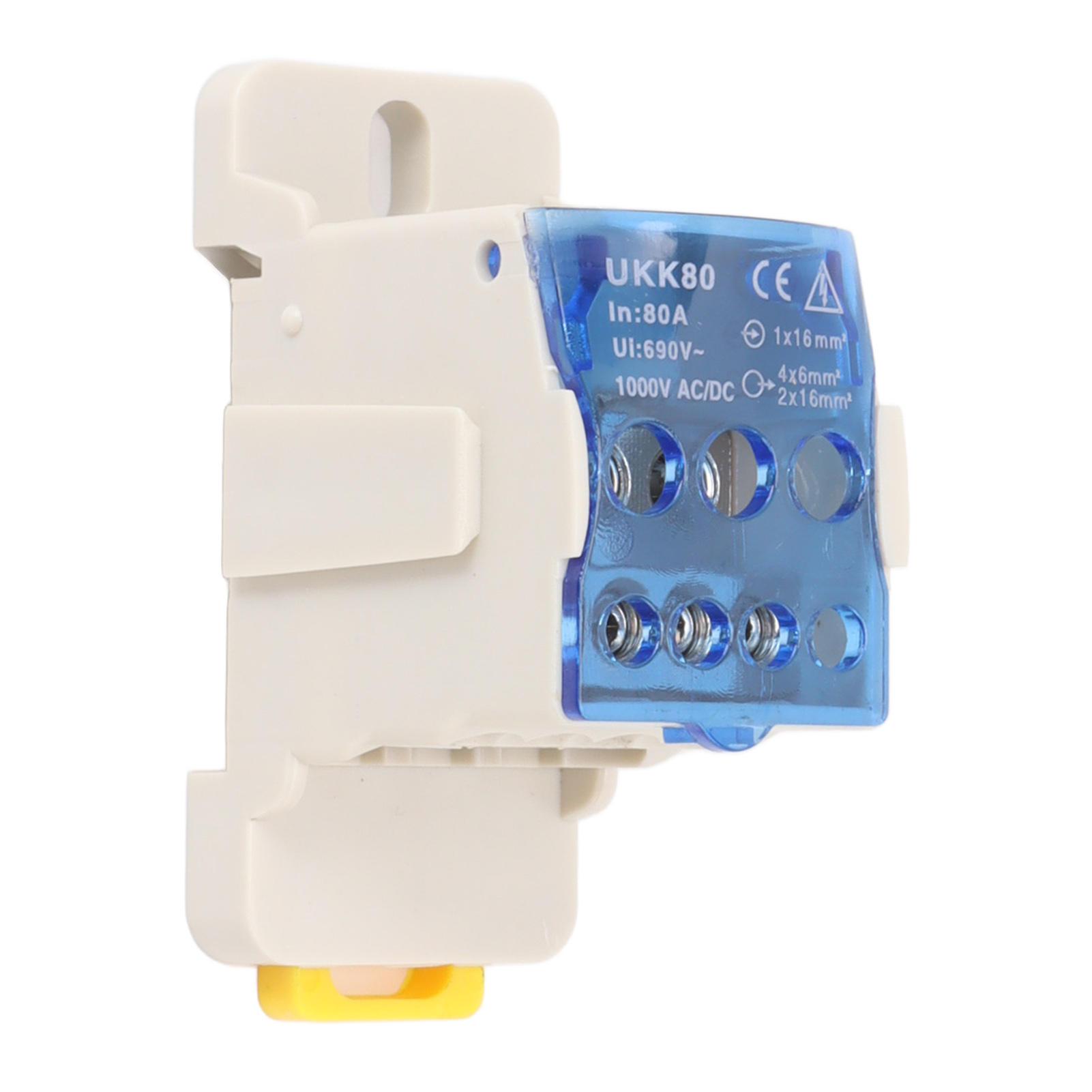 Din-schienen-stromanschlusskasten, Elektrischer Klemmenblock, Verteilerkasten, Ac/dc 1000 V, 80 A
