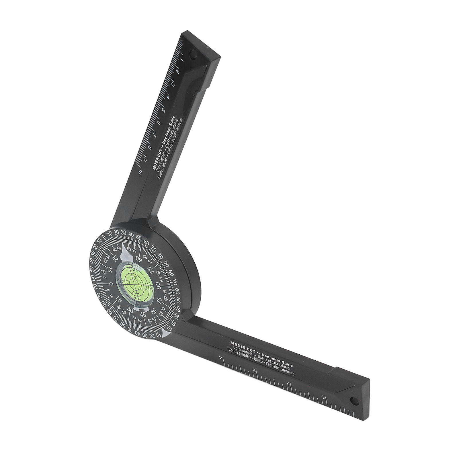 Gehrungsägen-winkelmesser Mit Laserskala Für Zimmerleute, Klempner Und Bauhandwerker