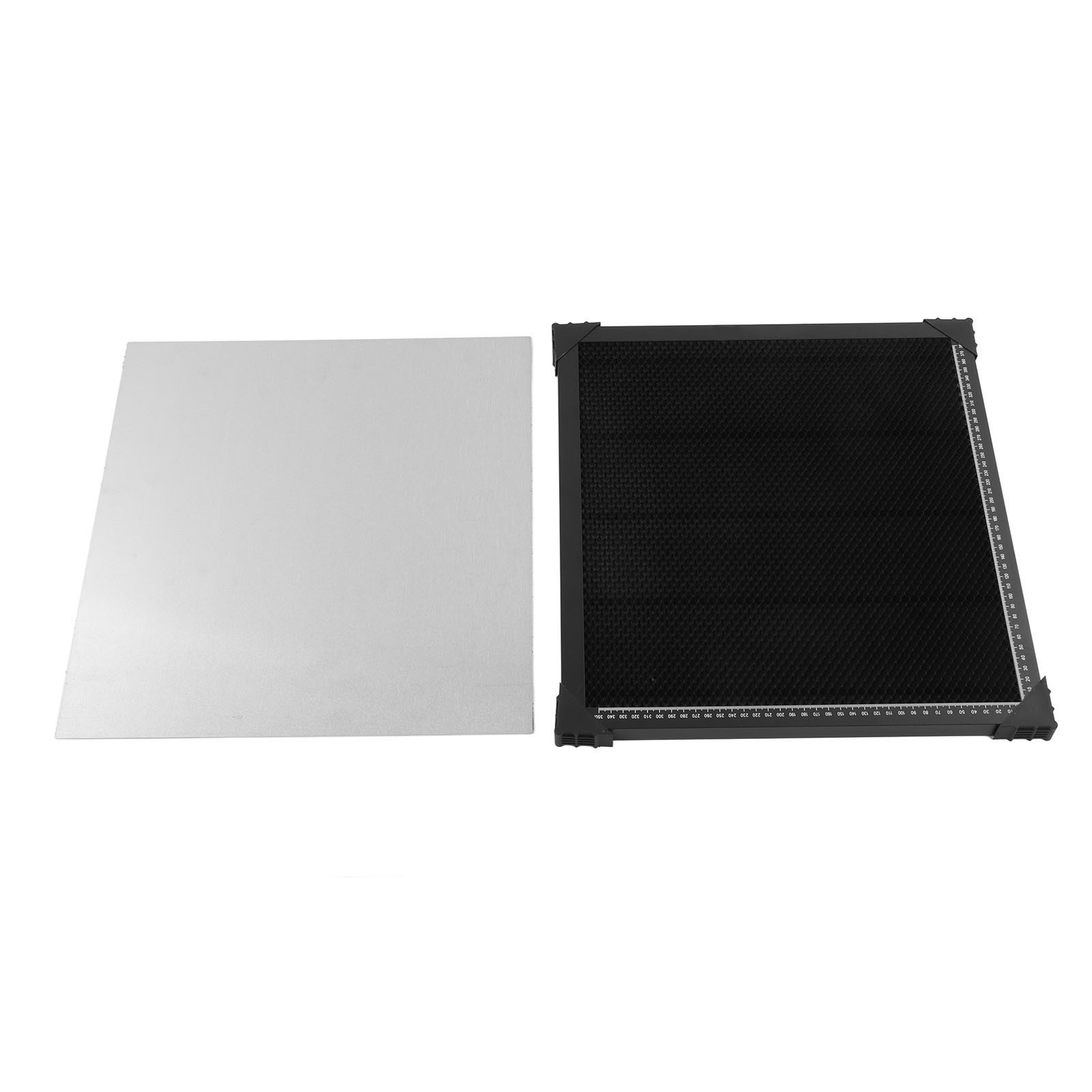 Lasergravierer-arbeitstisch-set Mit Stahlschneidplatte, Schneid- Und Gravierbett Mit Schneller Wärmeableitung Und Aluminiumplatte (430 X 400 Mm)