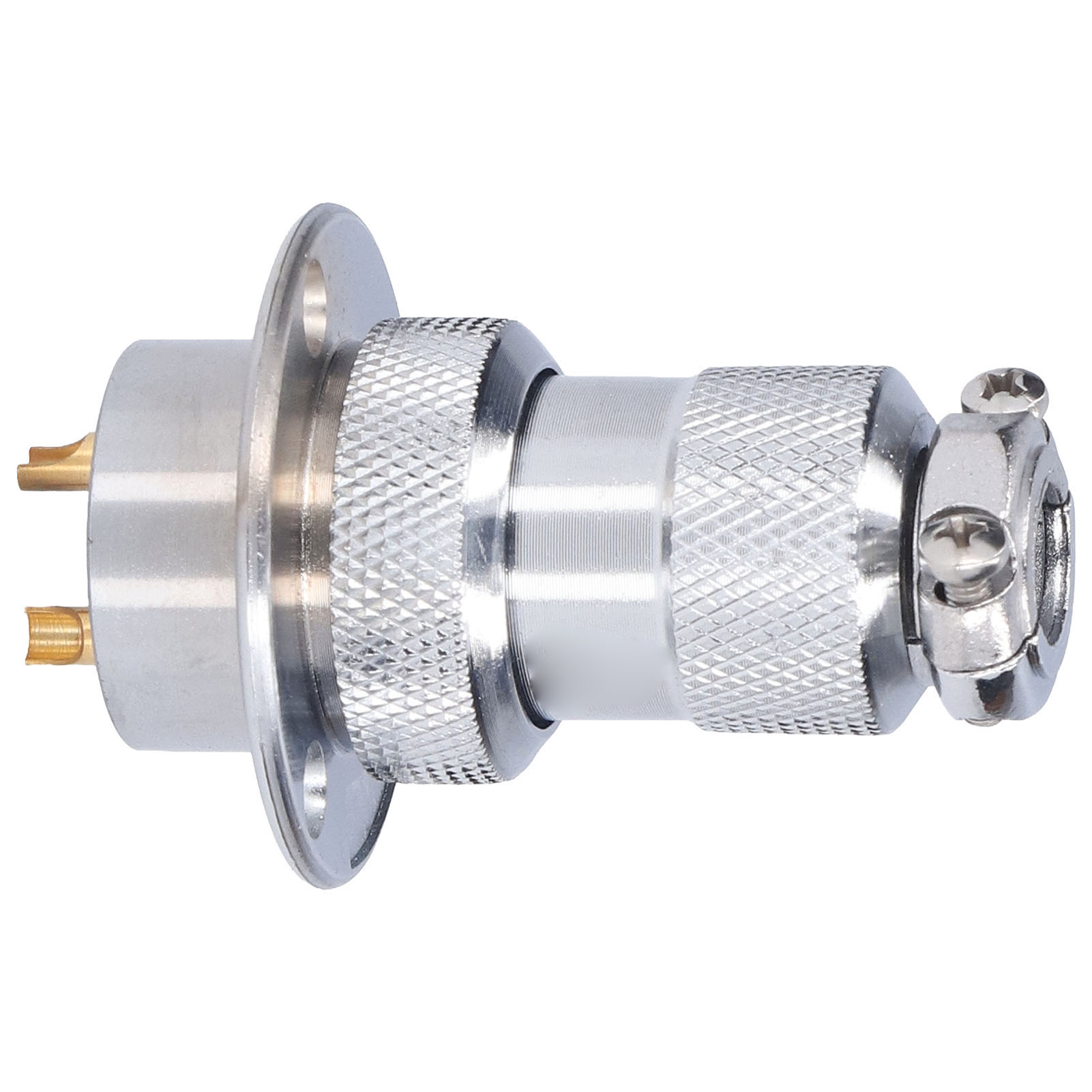 15 Stück Luftfahrt-steckerbuchse Mit Runder Flanschplatte, Metalldrahtadapter 15a 250v 25mmbem25‑2y(2 Pin)