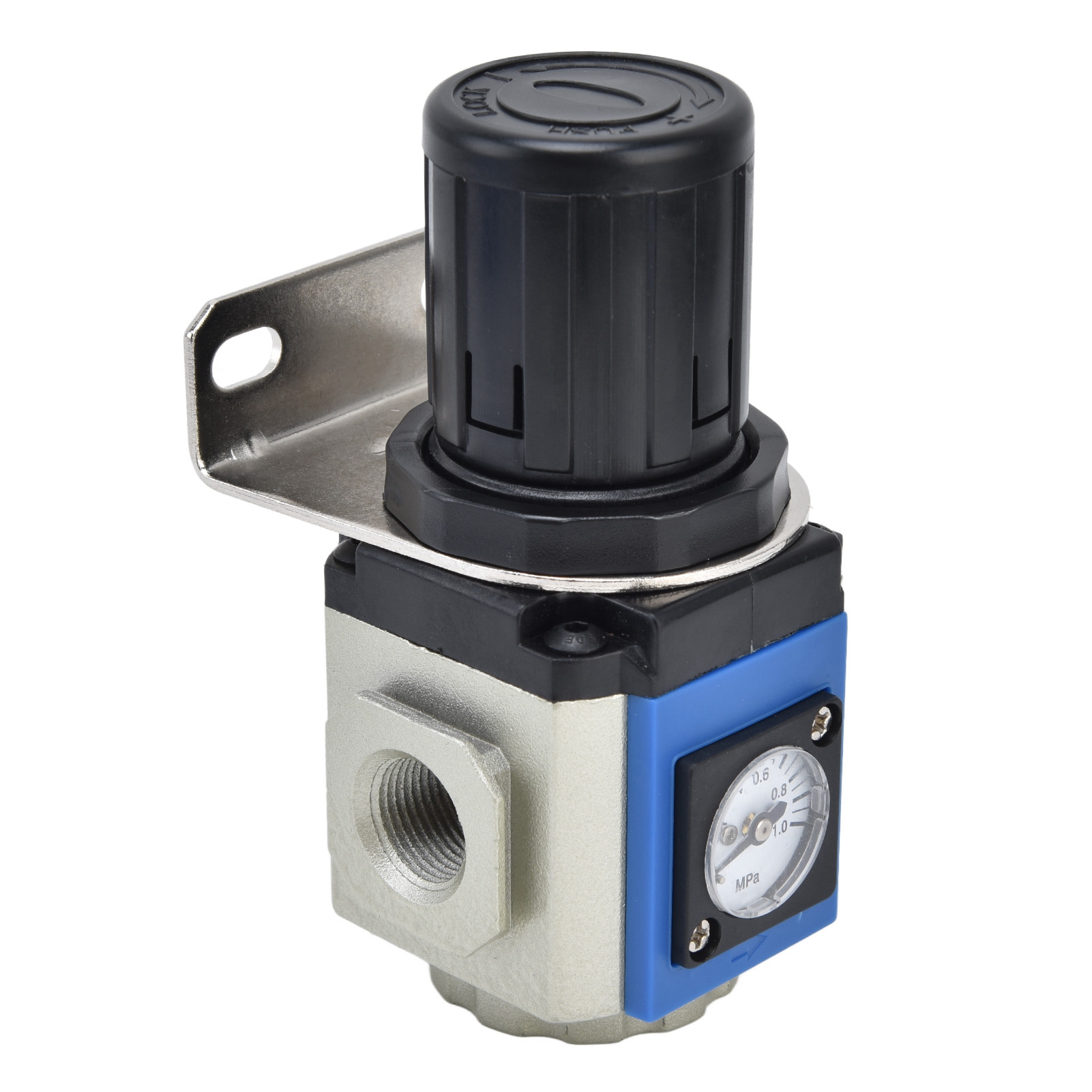 Druckregler Für Luftkompressoren Aus Aluminiumlegierung Mit Manometer 0,05–0,9 Mpa, Gr300-08