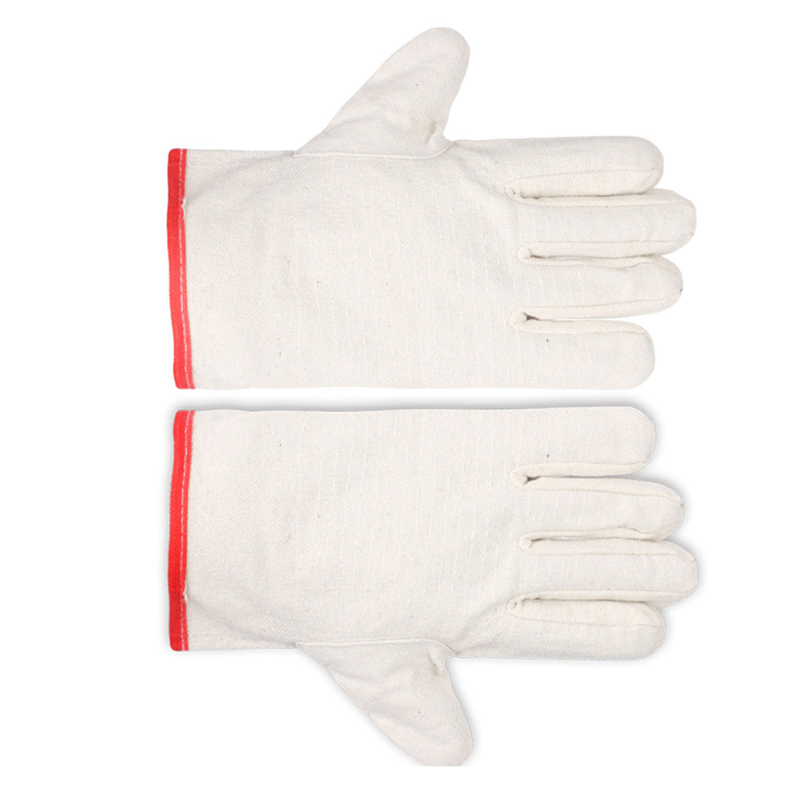 10 Paar Canvas-handschuhe, 24-lagig, Abriebfest, Verdickt, Schweißerschutzhandschuhe
