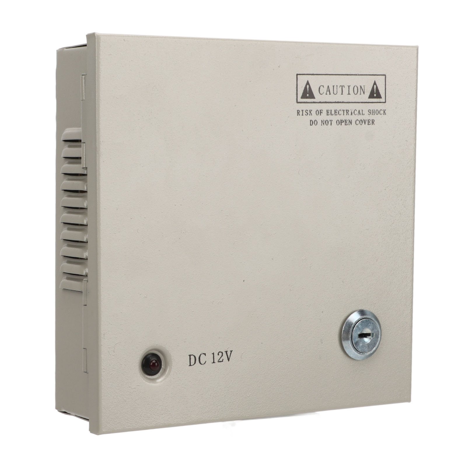 Cctv-stromverteilerkasten, 12 V, 4 Kanäle, 5 A Sicherung, 110 V/220 V, Mit Metallgehäuse Und Netzsteckerverriegelung