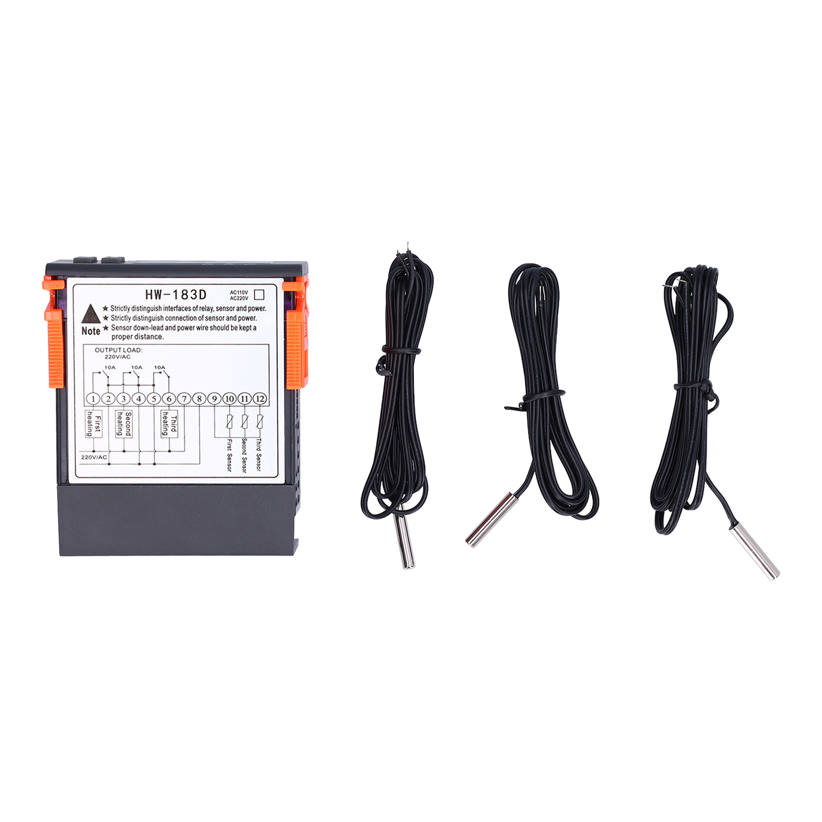 Temperaturregler Mit Digitalem Lcd-display, Einstellbarem Thermostat, 220 V, Hw-183d