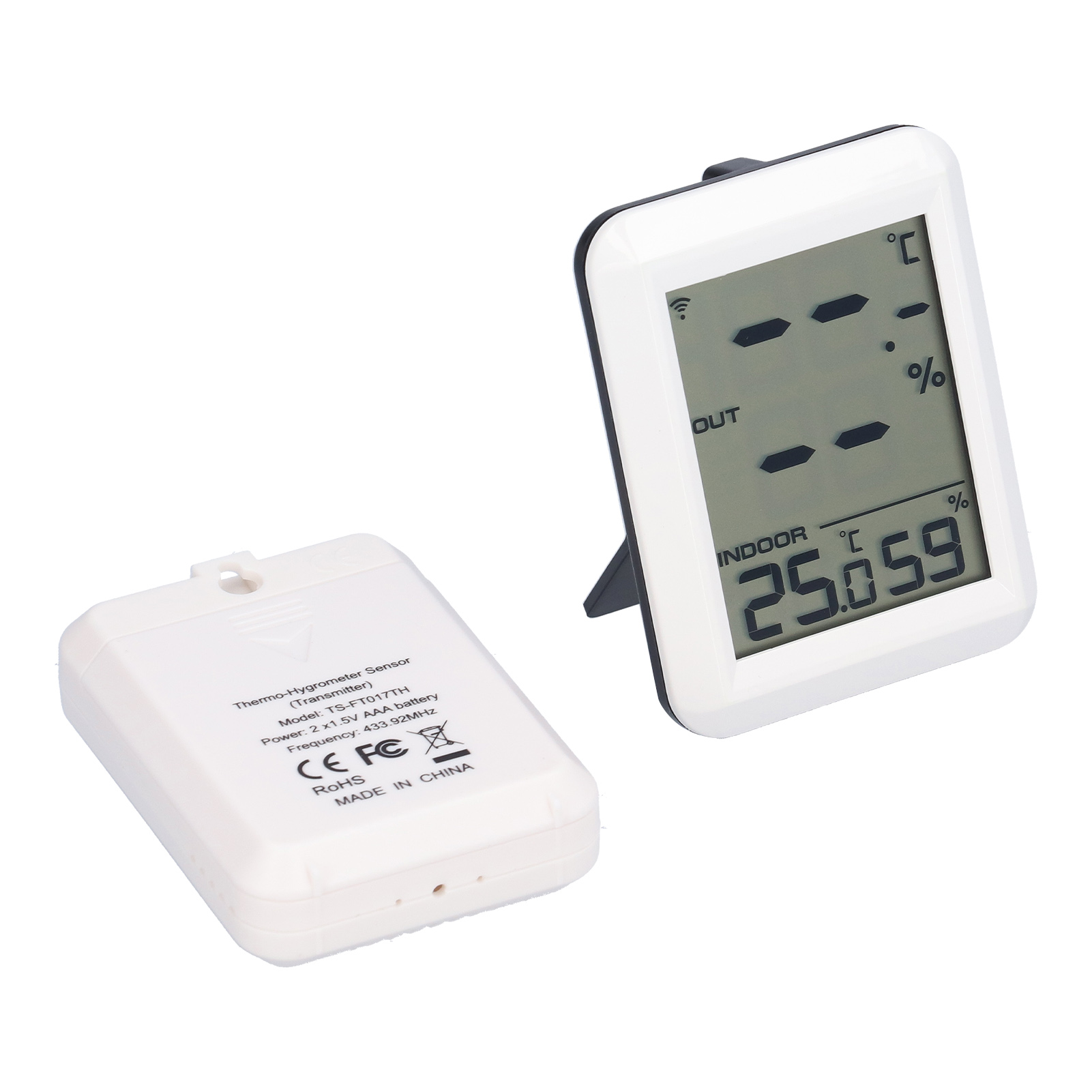 Digitales Hygrometer-thermometer, Kabelloses Feuchtigkeits- Und Temperaturmessgerät Für Den Innen- Und Außenbereich