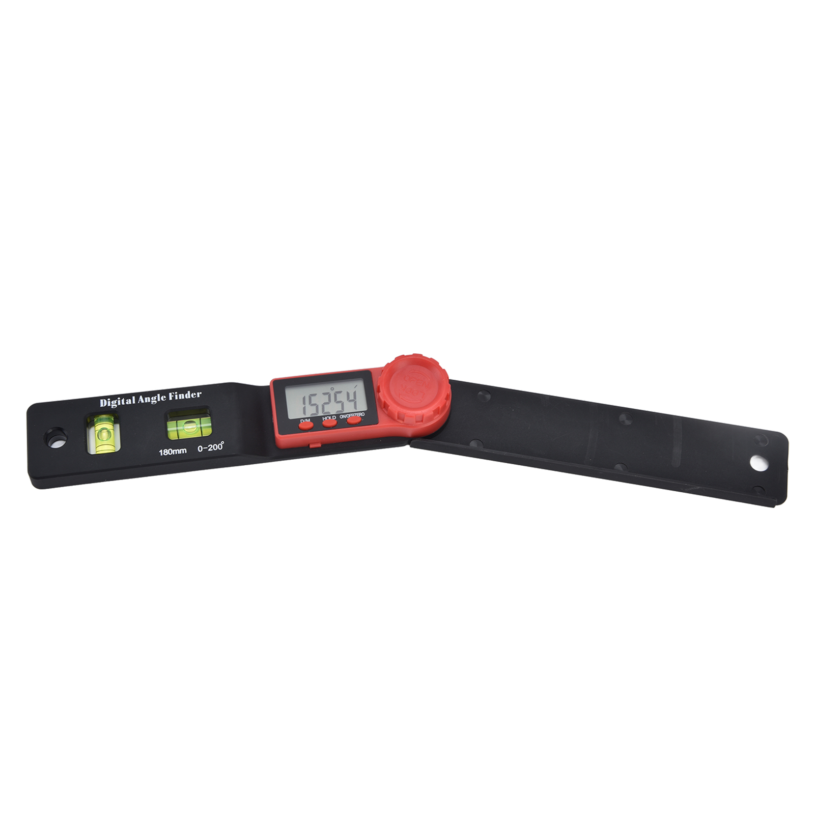 Winkelmesser Mit Digitaler Anzeige, 2-in-1-winkelmesser 0–200° Mit Wasserwaage Und Messwerkzeug