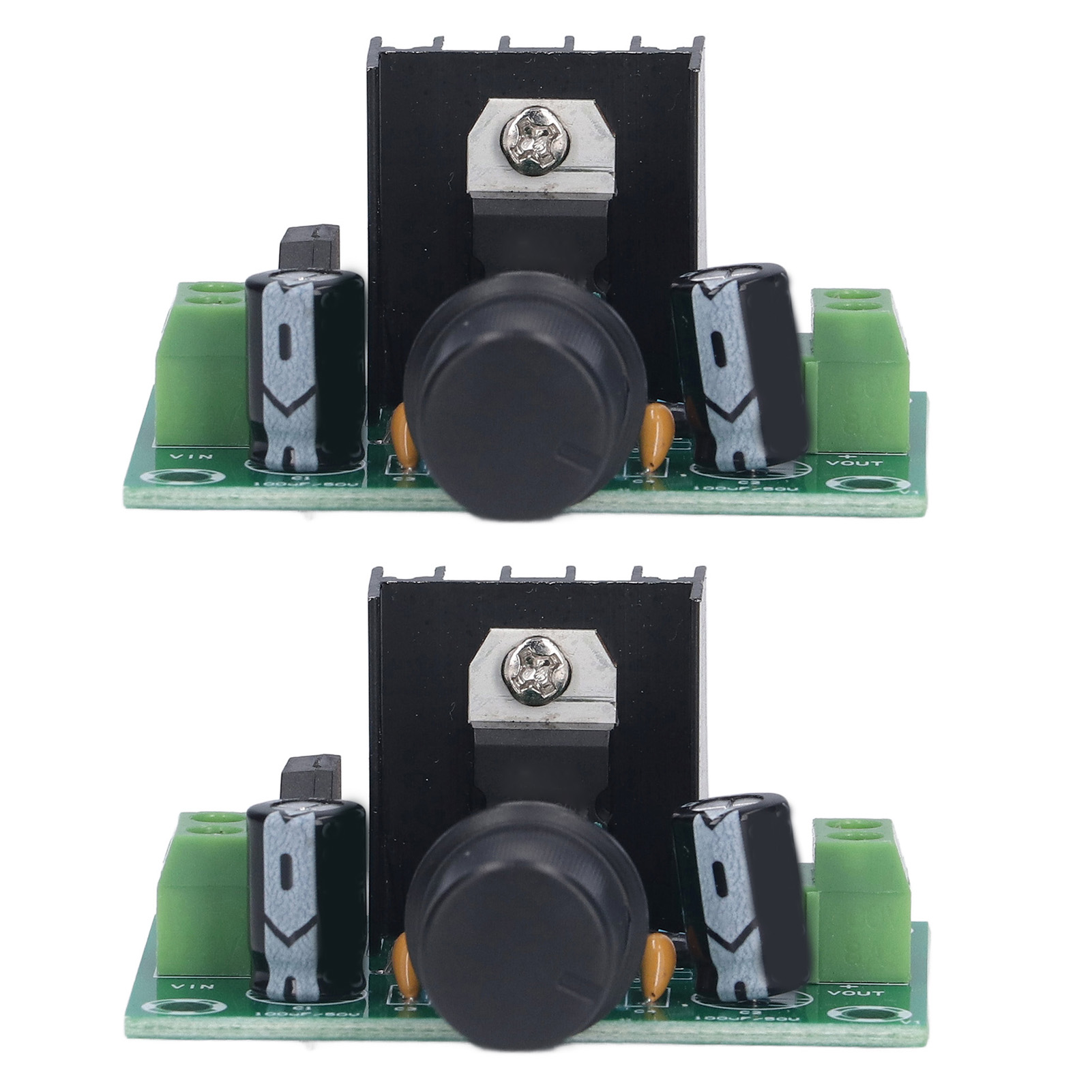 2 Stück Xhm197 Spannungsreglerplatte Lm317 Linearmodul Sensor Ac Dcdc Große Wärmeableitung